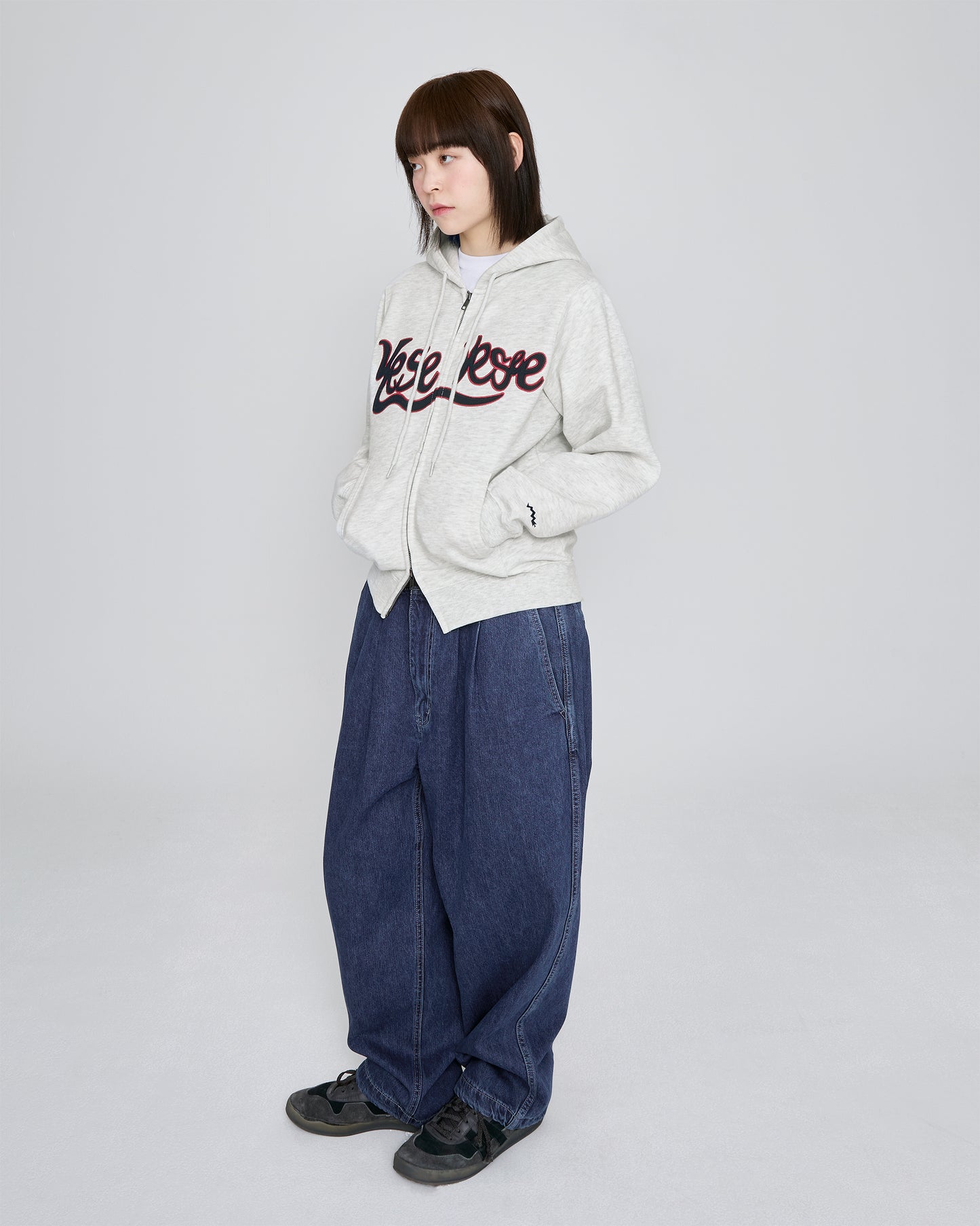 Adjustable X-Hook Easy Denim Pants