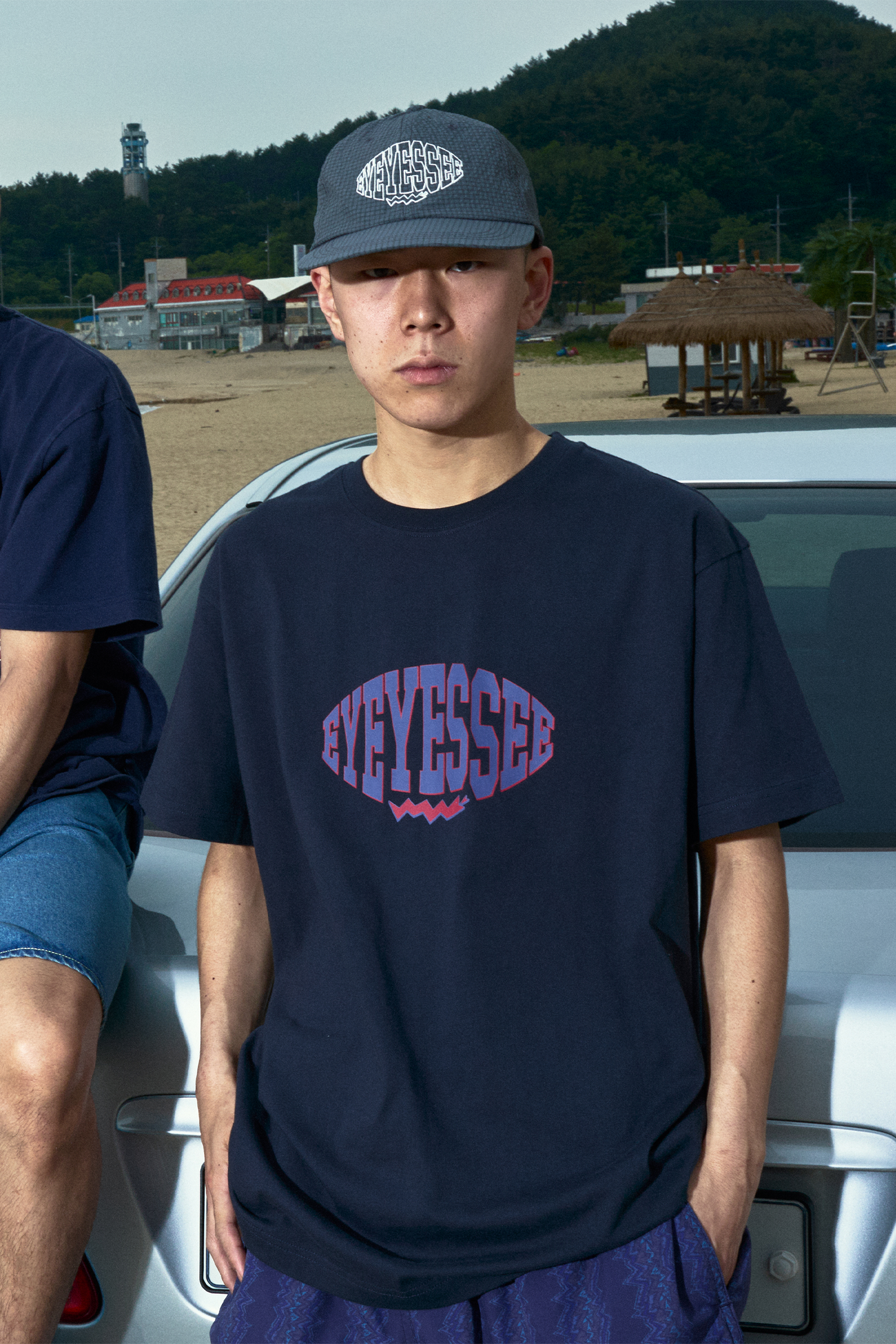 Check Seersucker Cap