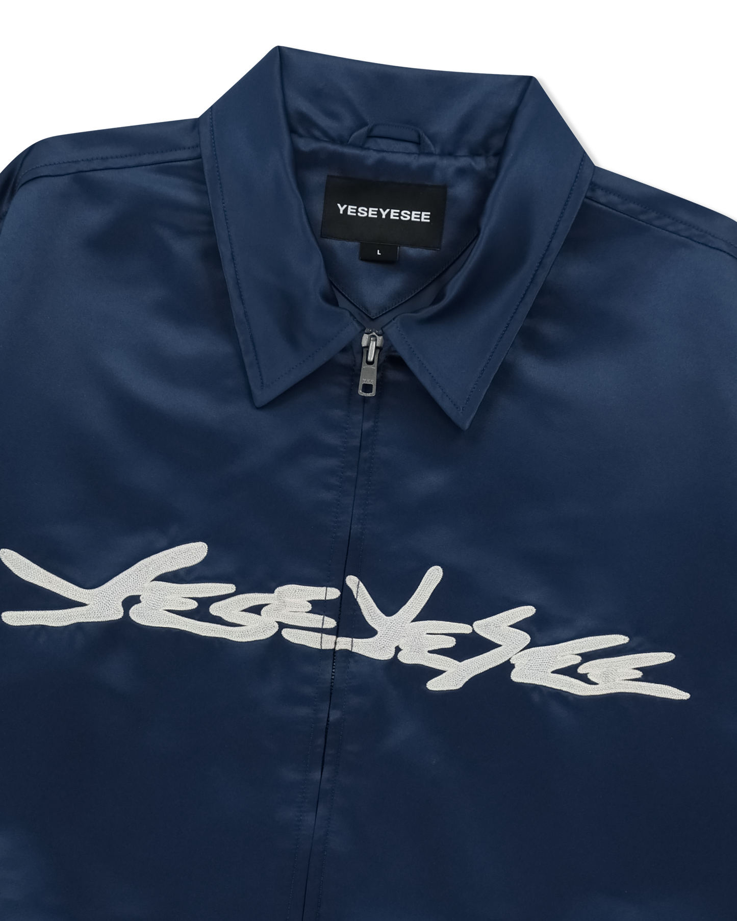 Chain Stitch Logo Coach Jacket