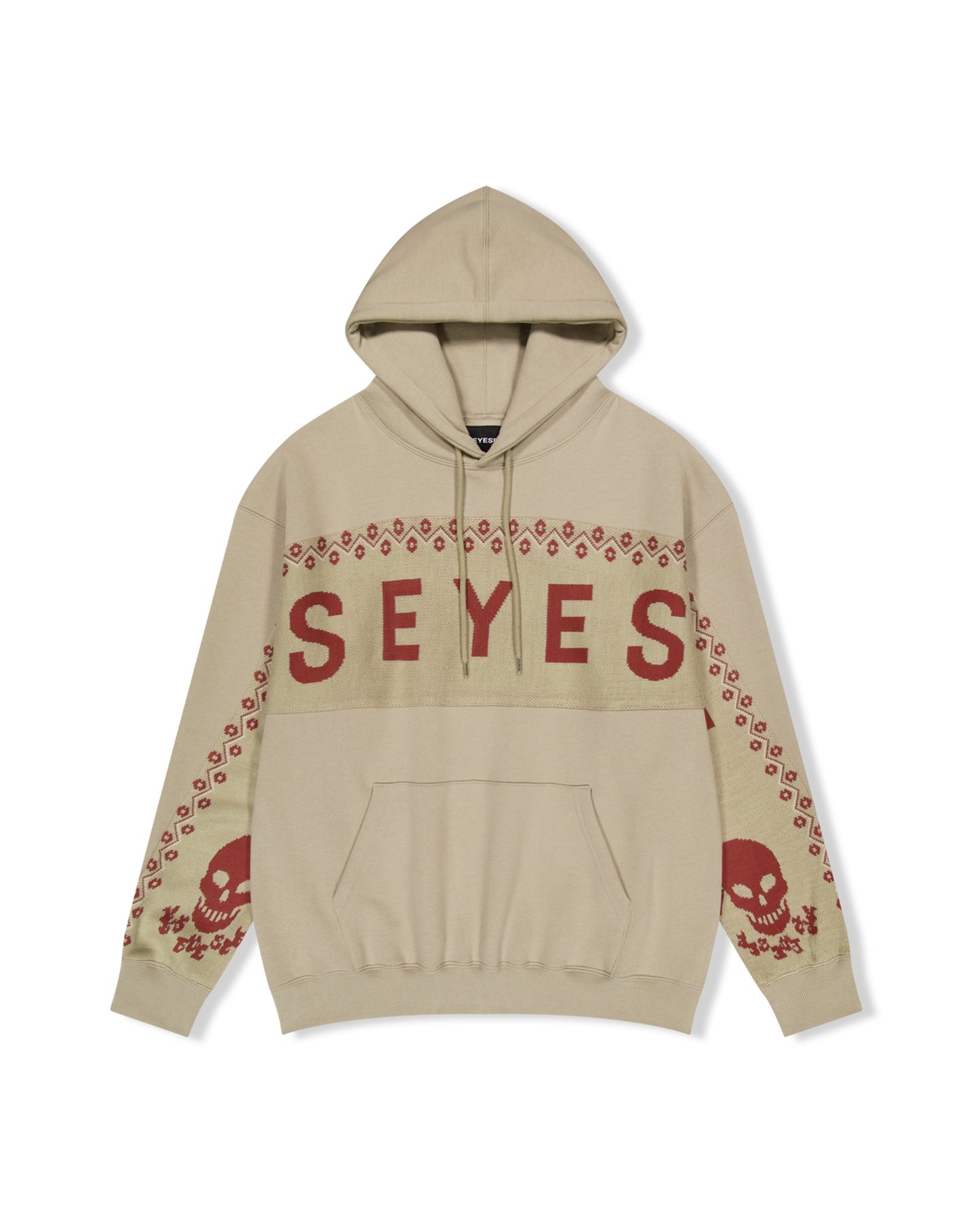 Y.E.S Jacquard Skull Hoodie