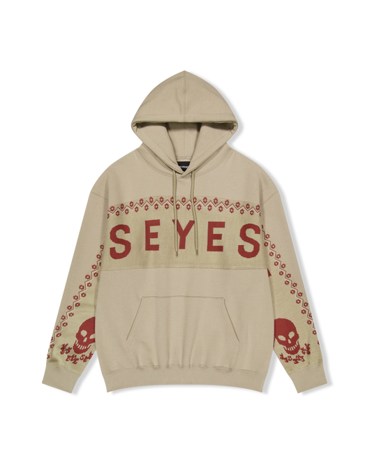 Y.E.S Jacquard Skull Hoodie