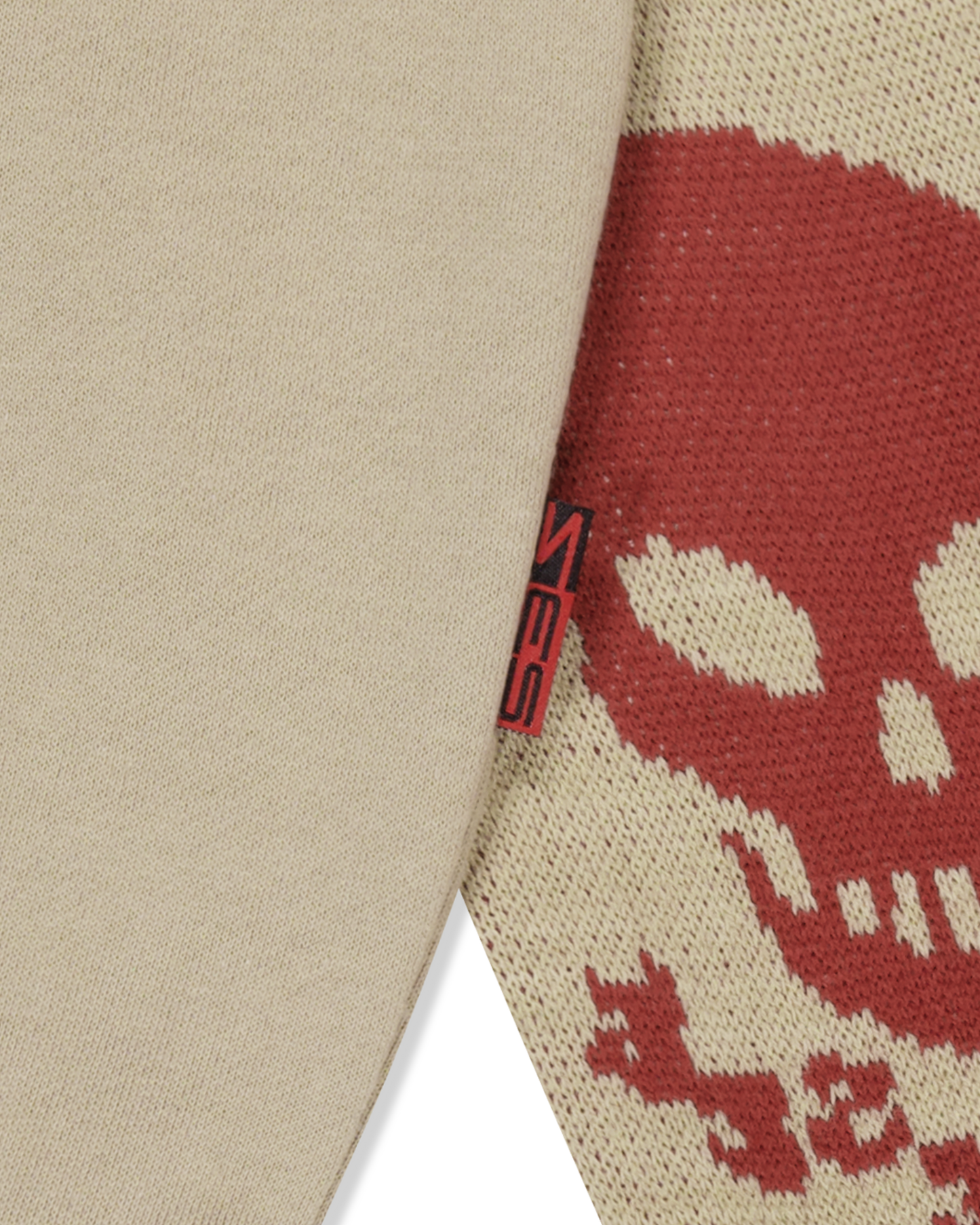 Y.E.S Jacquard Skull Hoodie