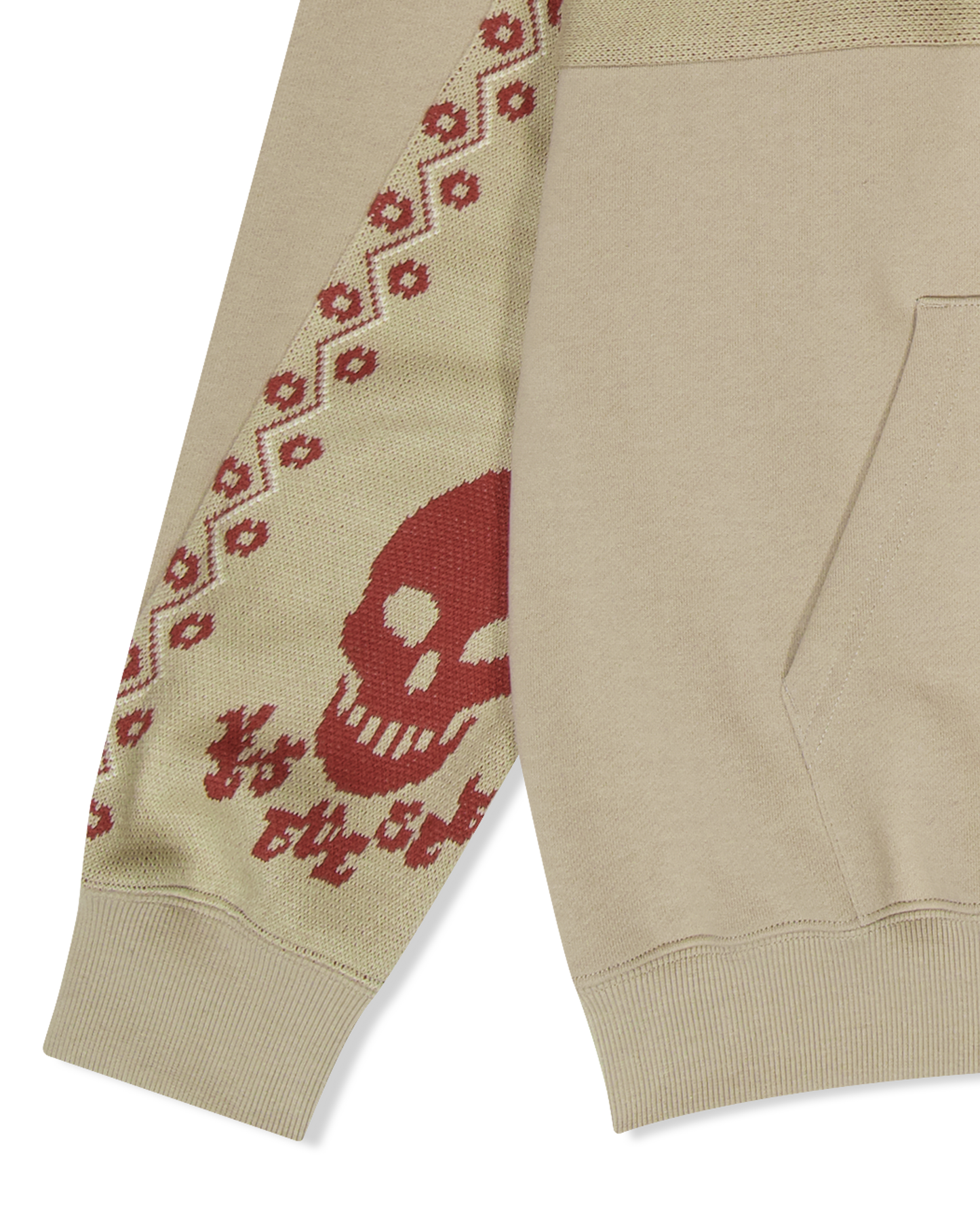 Y.E.S Jacquard Skull Hoodie