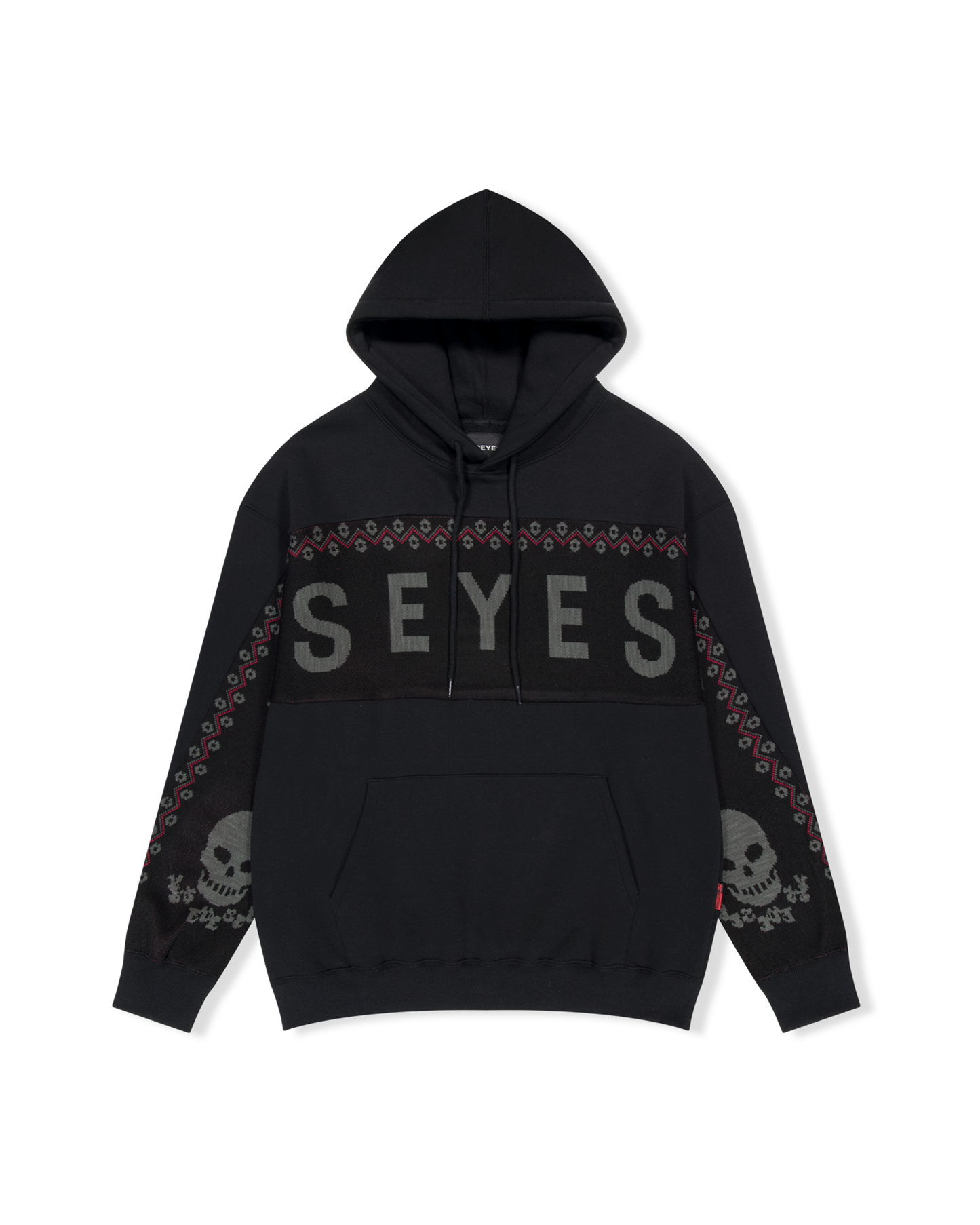Y.E.S Jacquard Skull Hoodie
