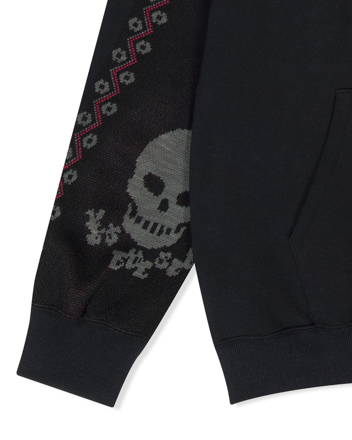 Y.E.S Jacquard Skull Hoodie