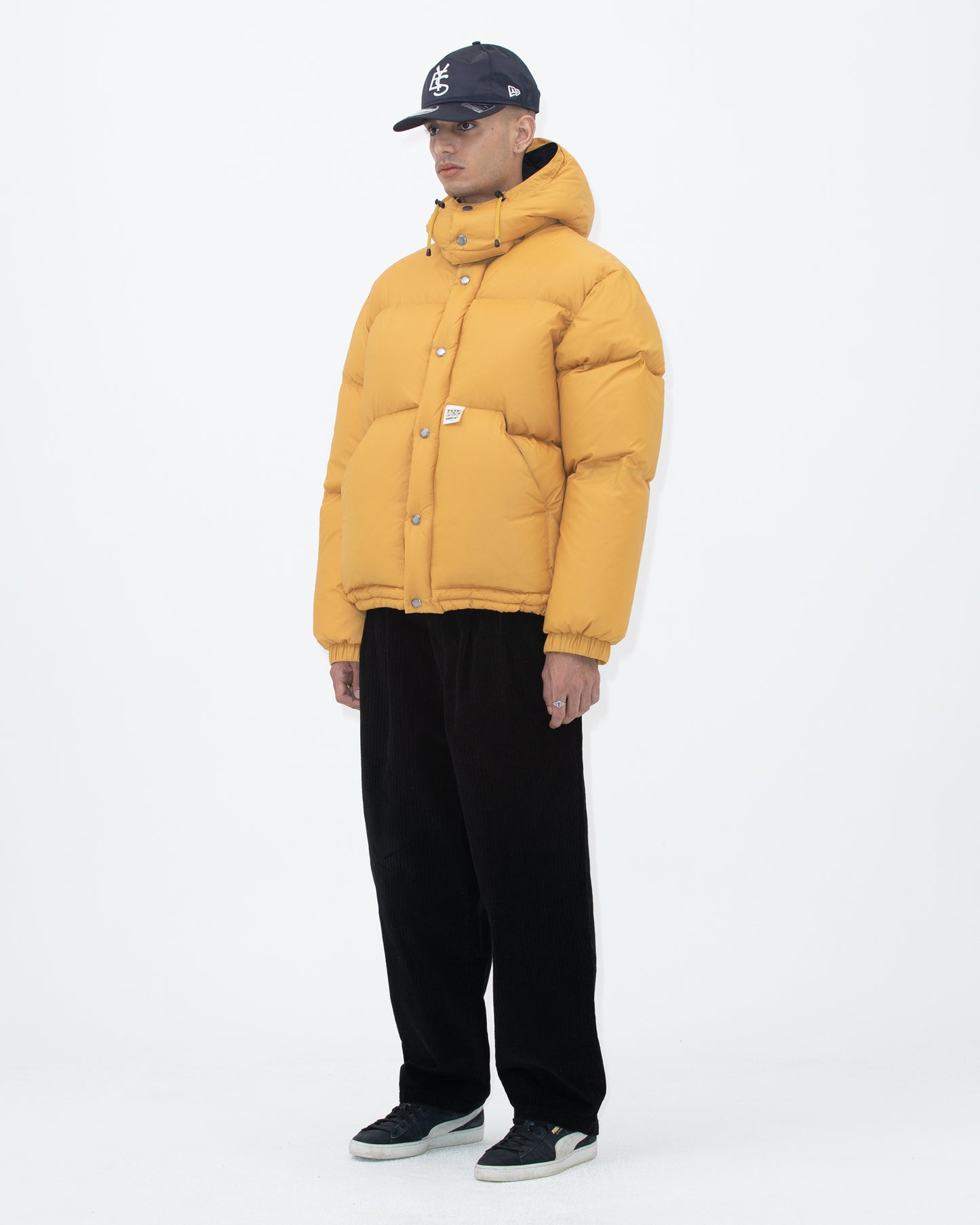 Cord Tucked Pants