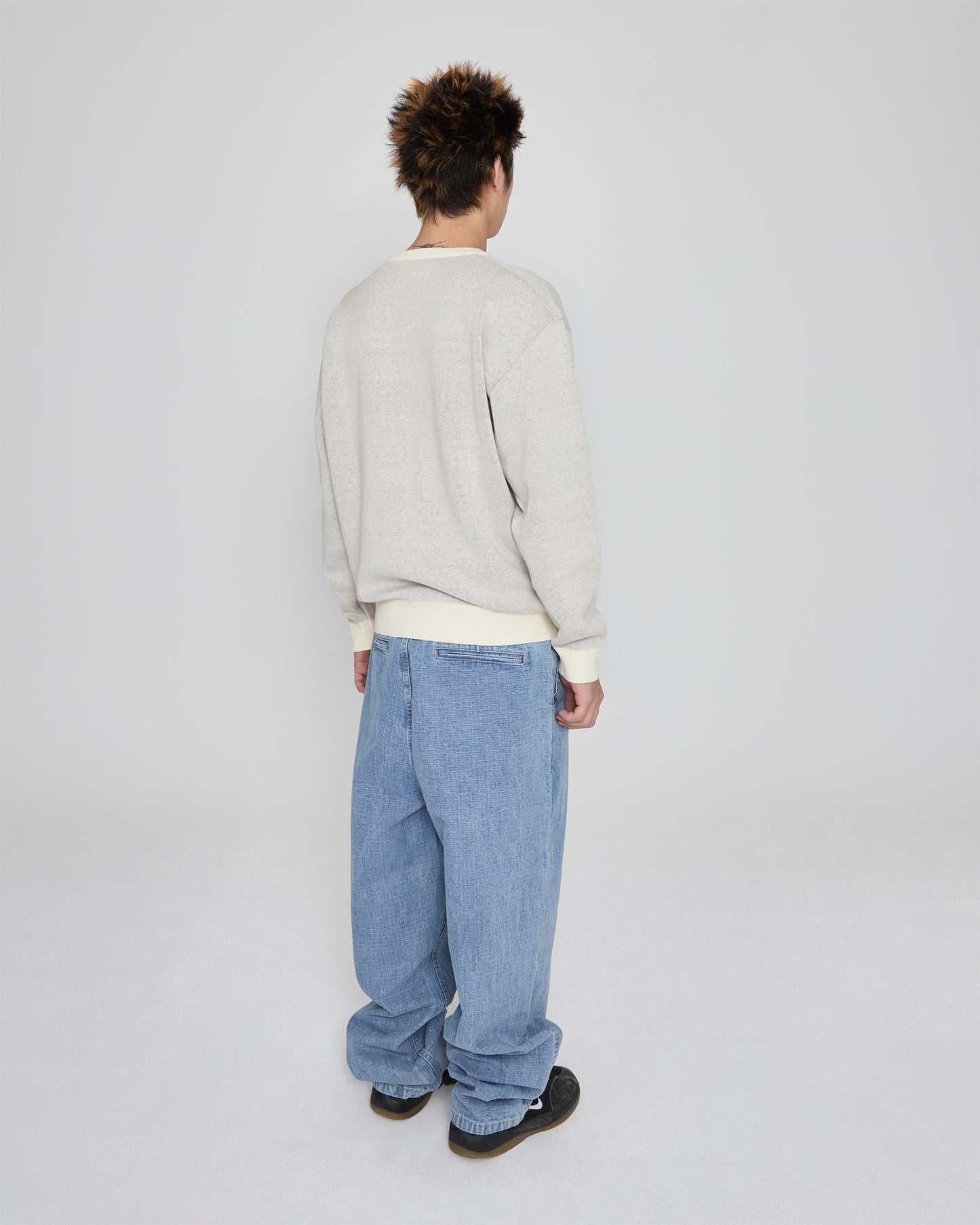 Snail Logo Long Sleeve Knit Pullover
