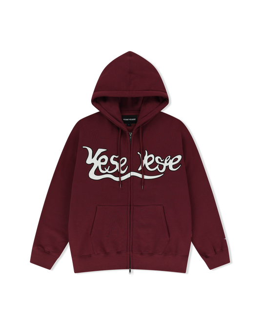 Y.E.S Snail Logo Zip-up Hoodie