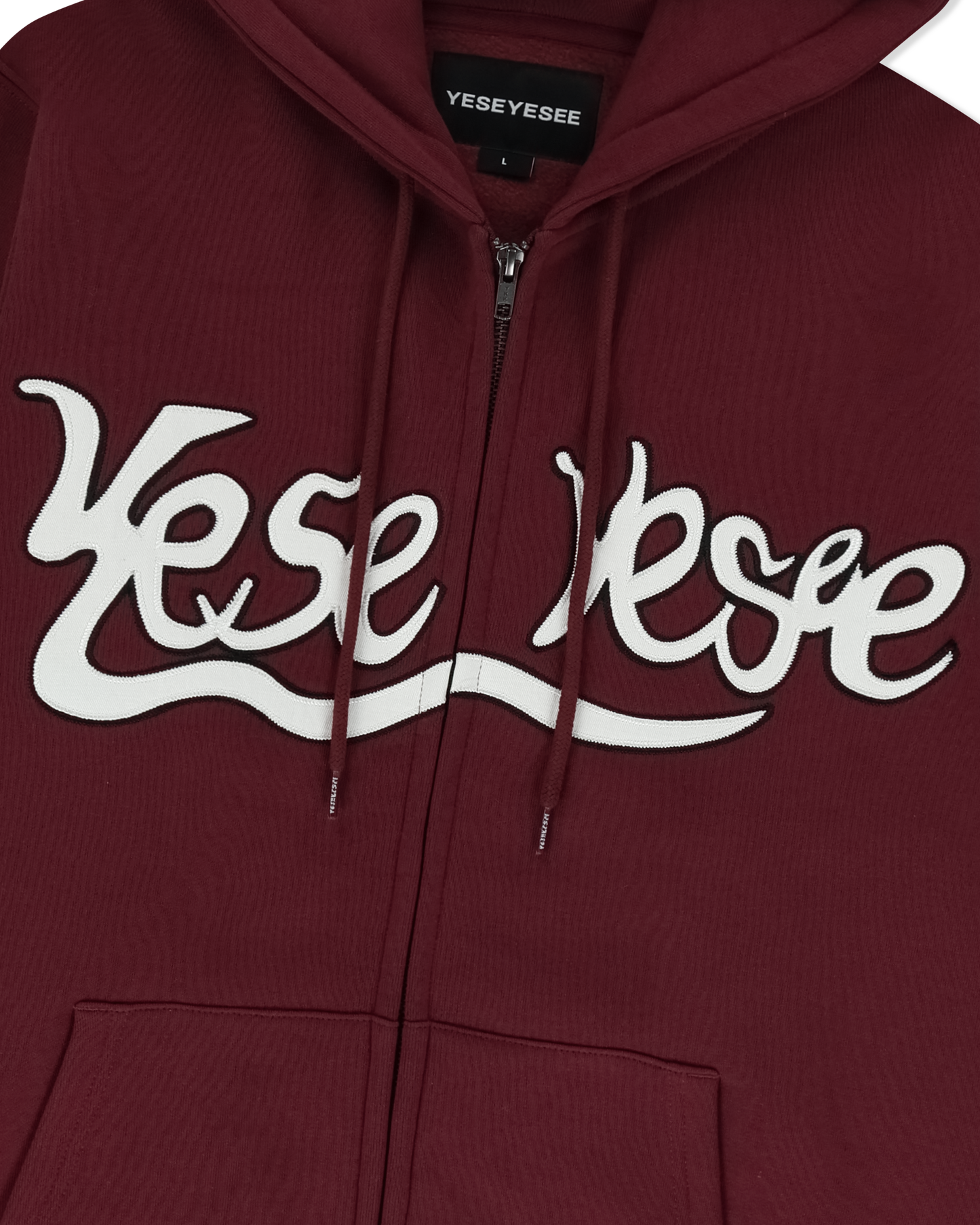 Y.E.S Snail Logo Zip-up Hoodie