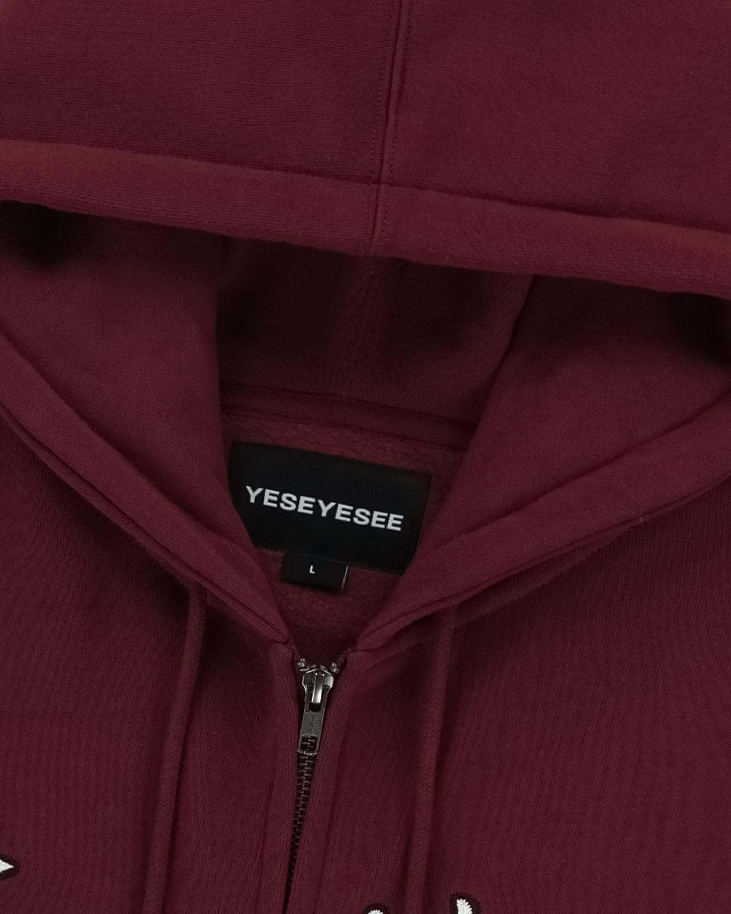 Y.E.S Snail Logo Zip-up Hoodie
