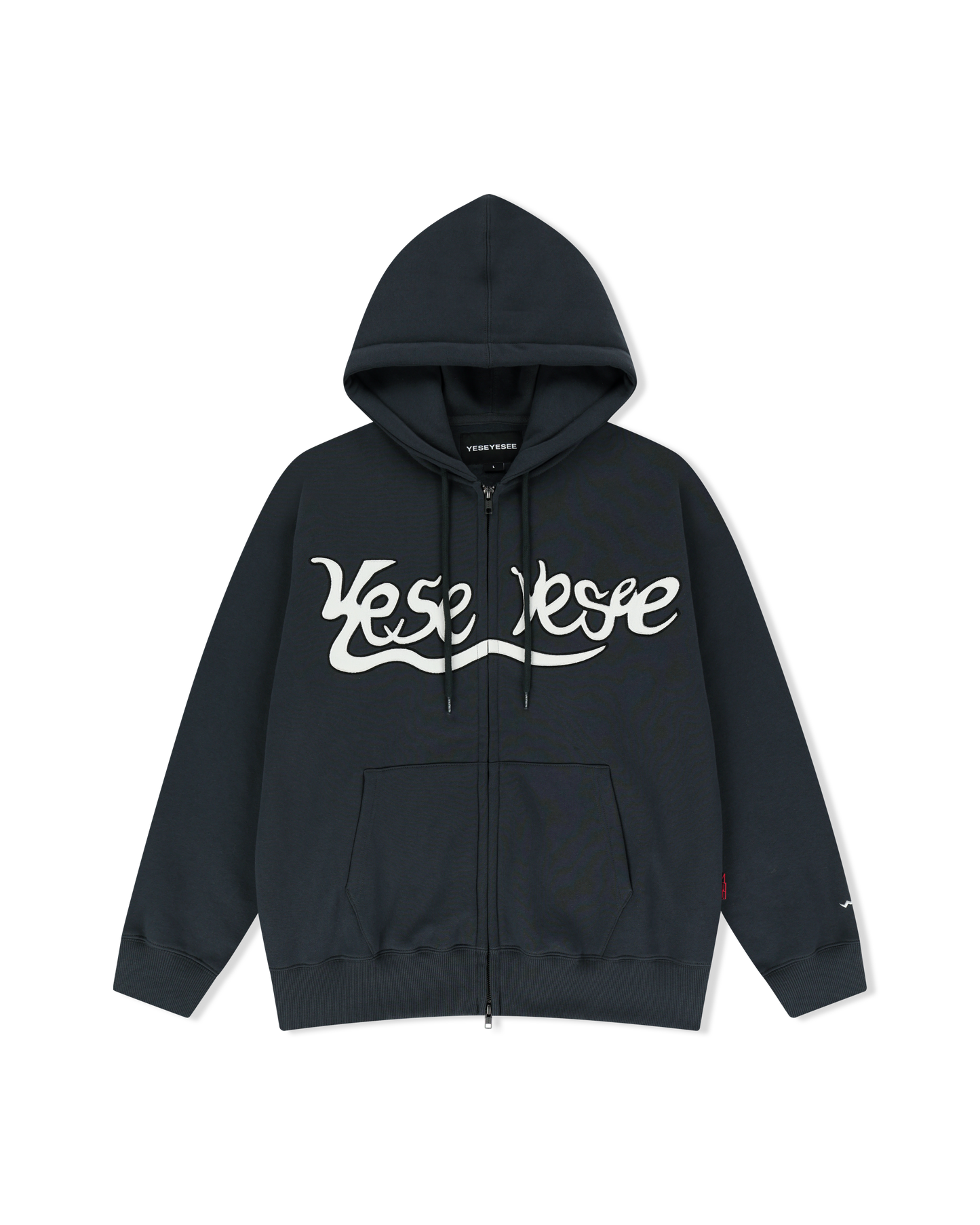 Y.E.S Snail Logo Zip-up Hoodie