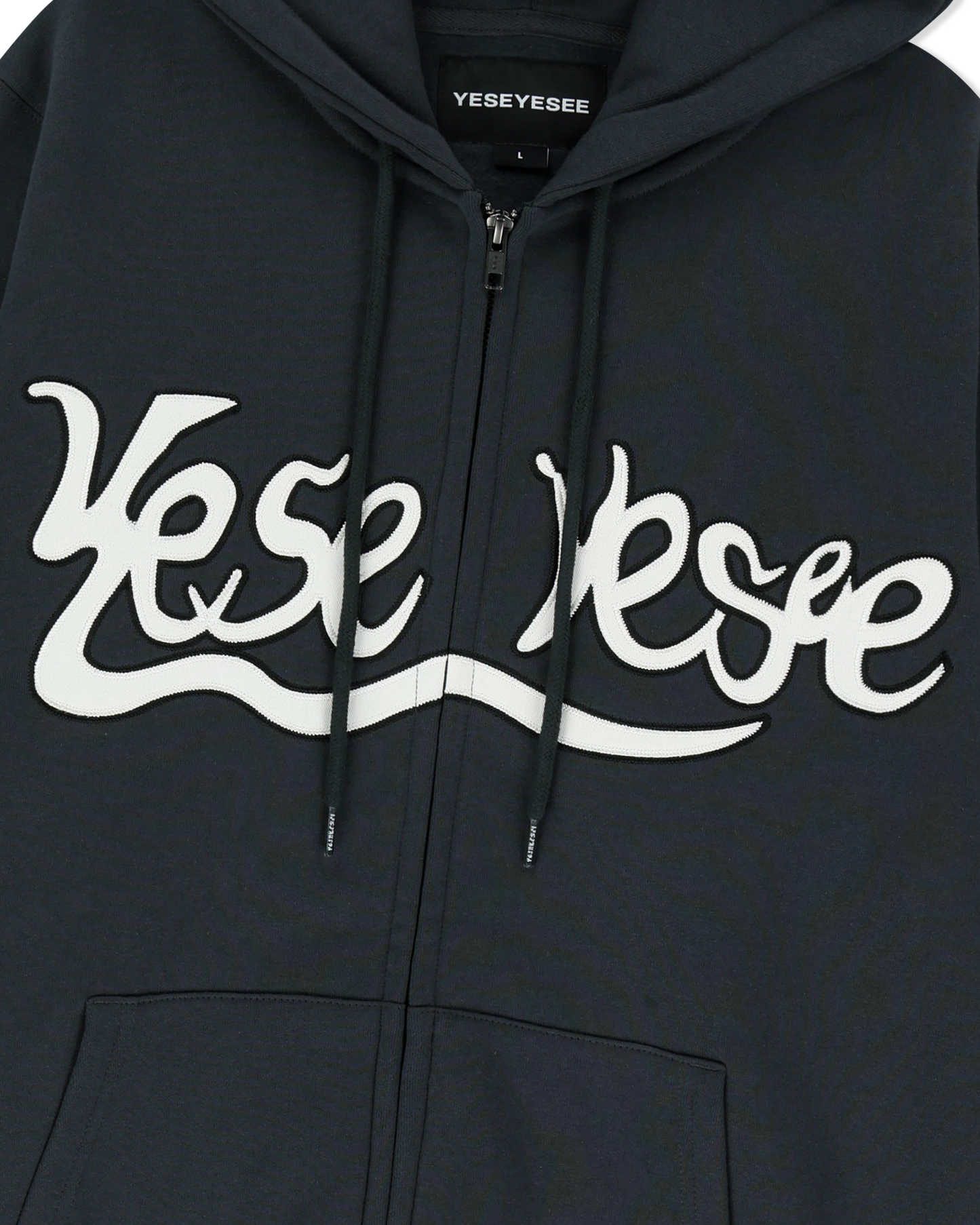 Y.E.S Snail Logo Zip-up Hoodie