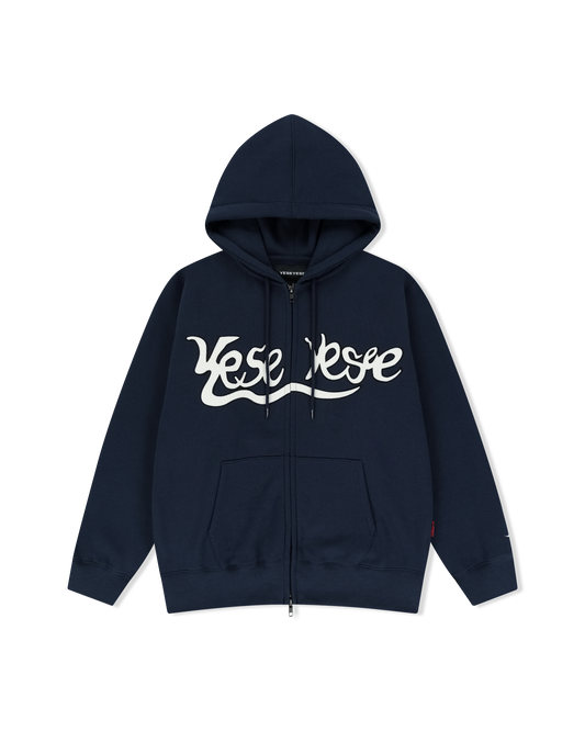 Y.E.S Snail Logo Zip-up Hoodie