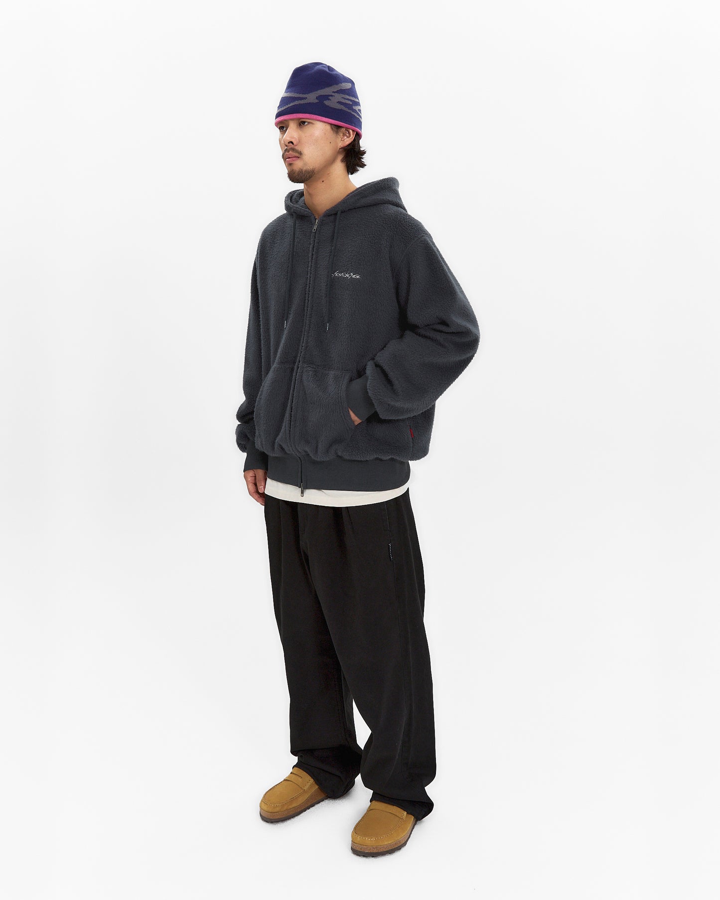 Y.E.S Brushed Zip up Hoodie