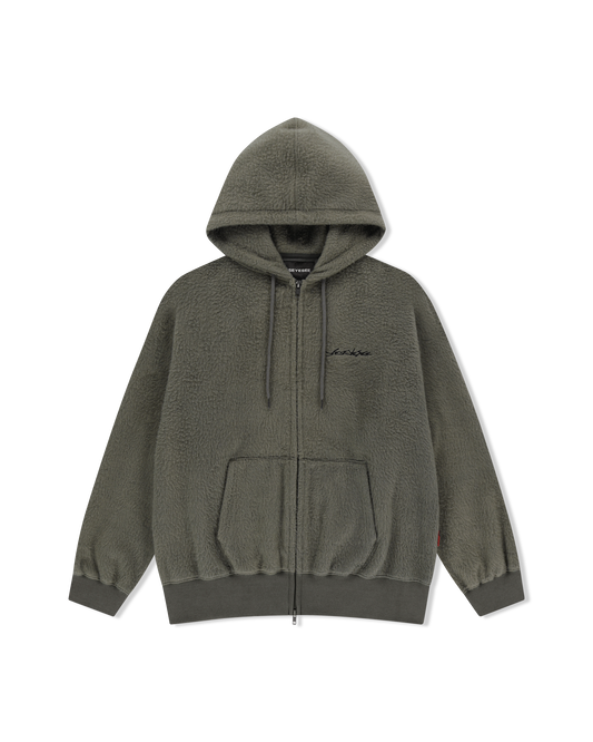 Y.E.S Brushed Zip up Hoodie