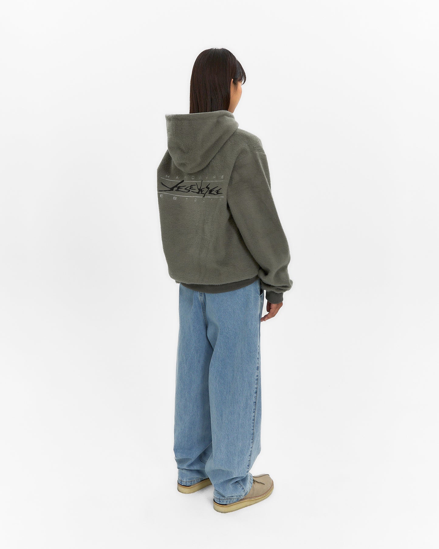 Y.E.S Brushed Zip up Hoodie