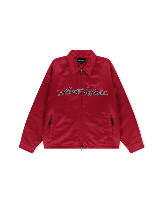 Chain Stitch Logo Coach Jacket