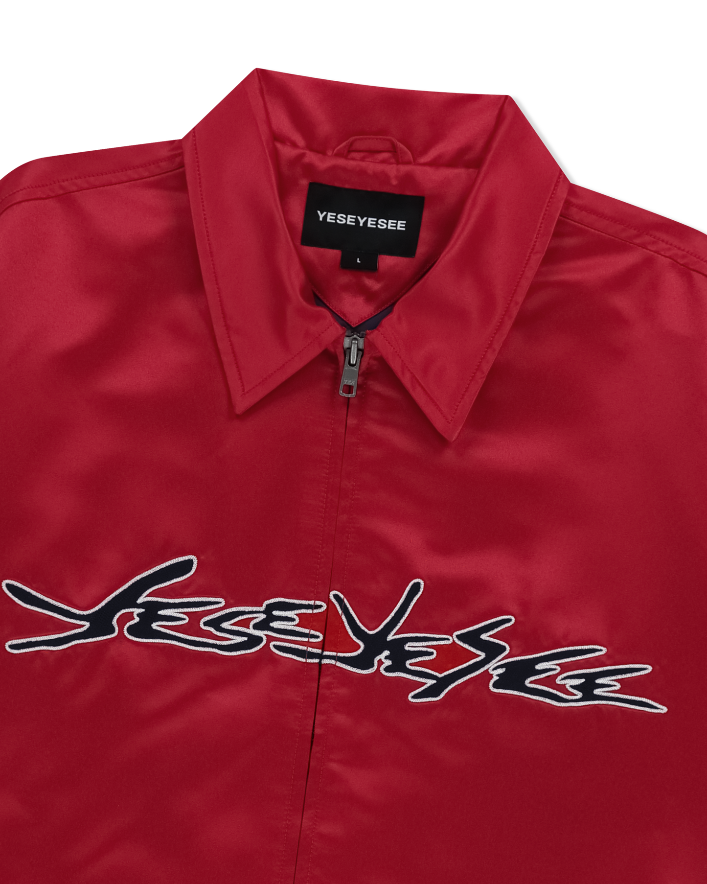 Chain Stitch Logo Coach Jacket