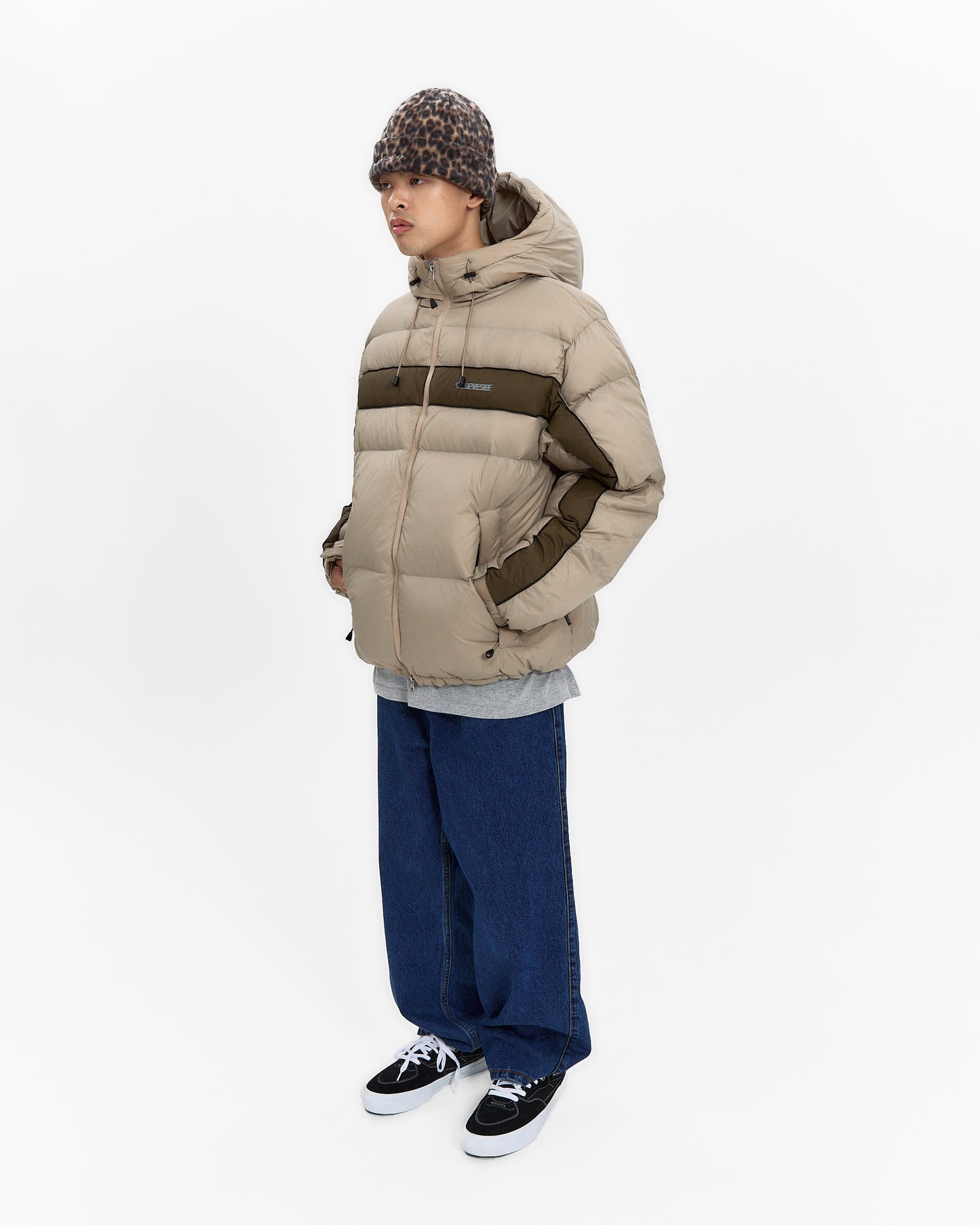 Paneled Down Jacket