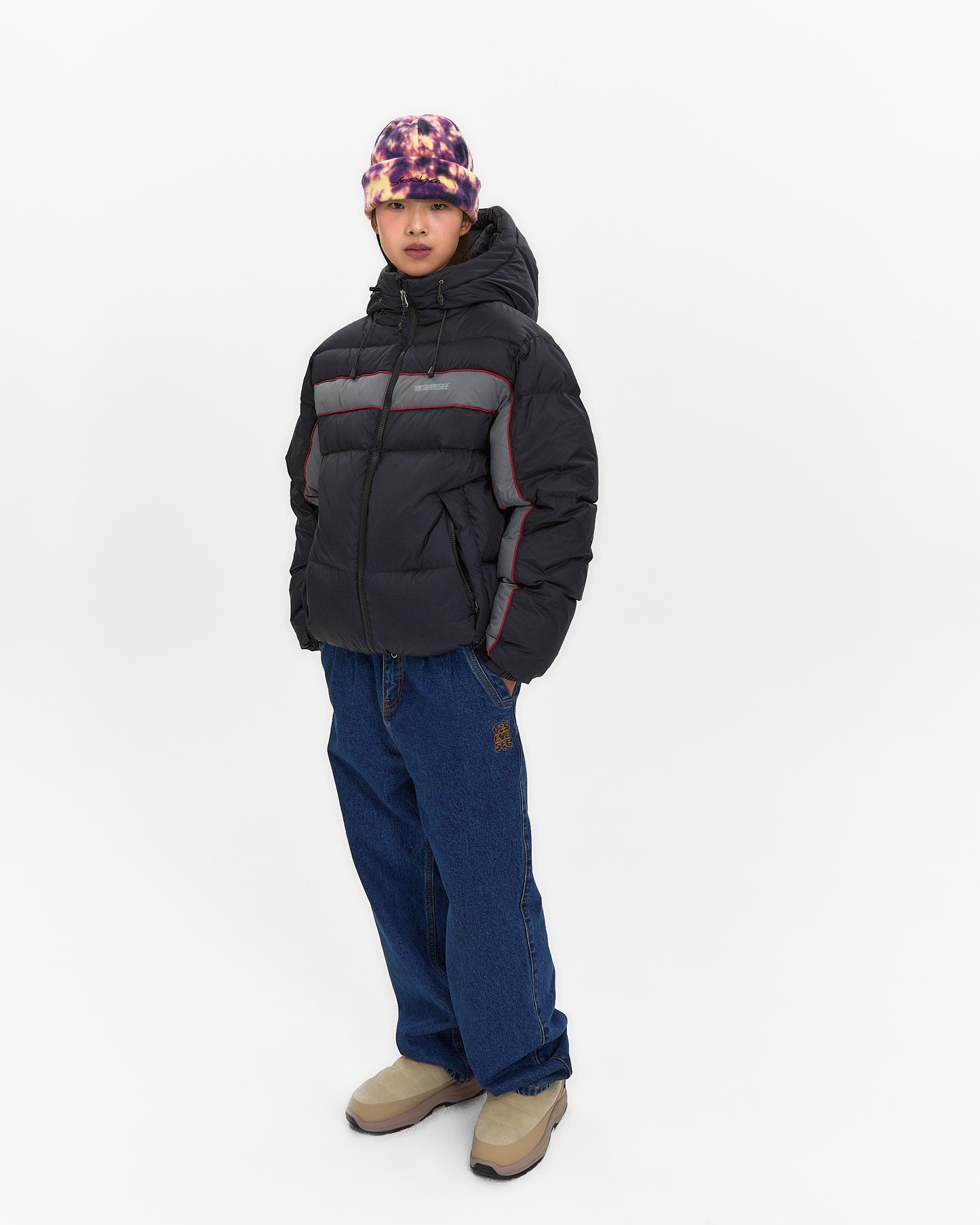 Paneled Down Jacket