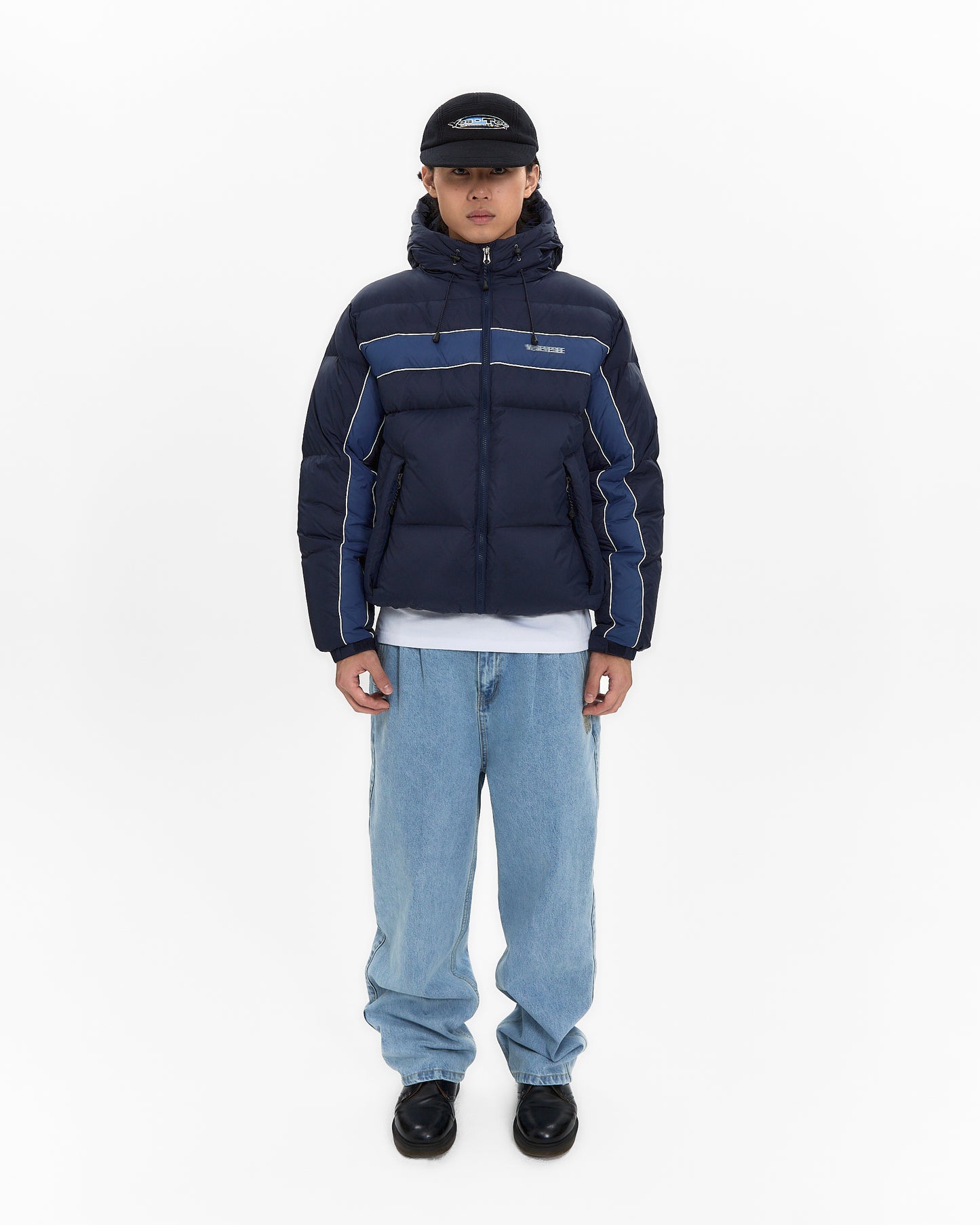 Paneled Down Jacket