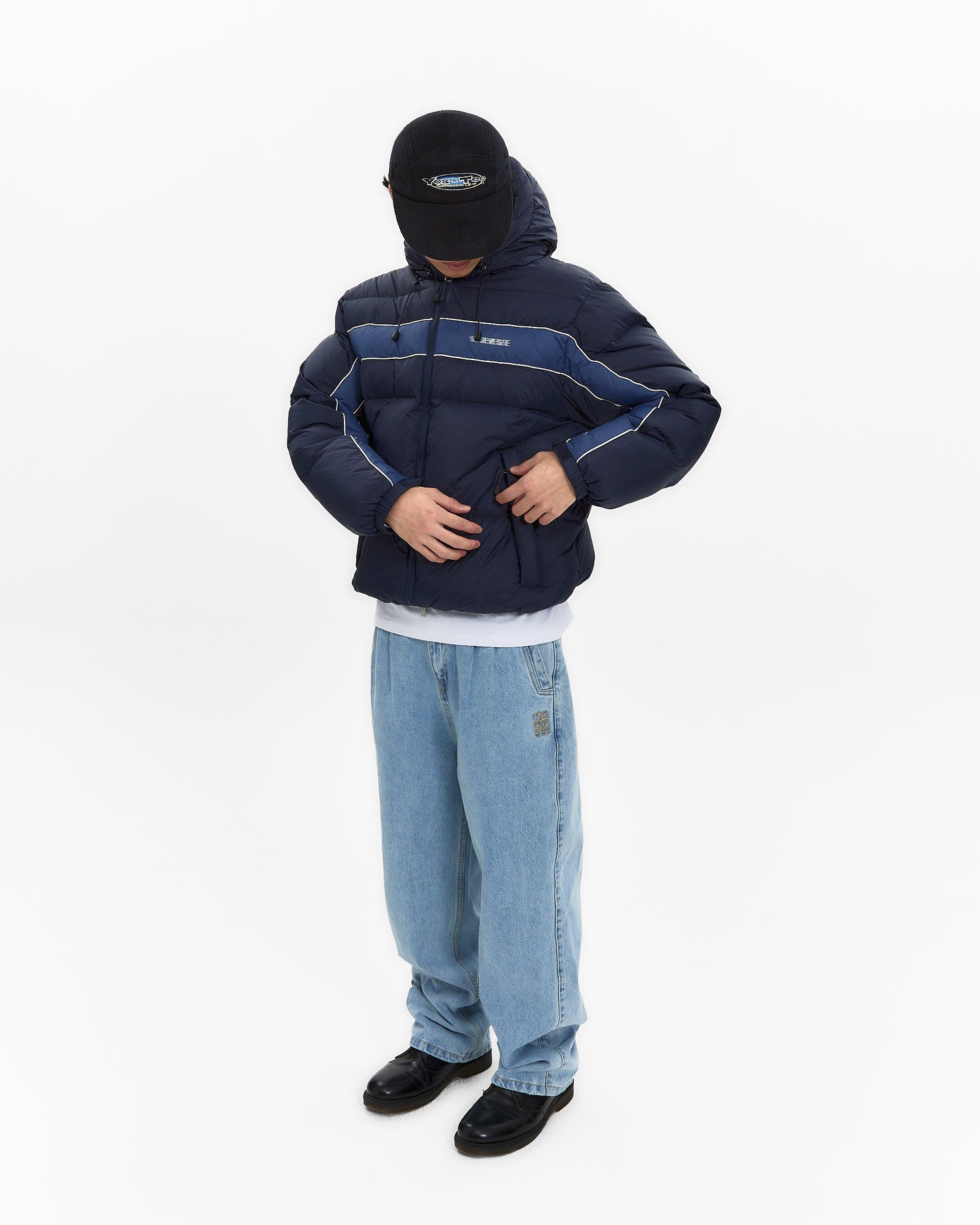 Paneled Down Jacket