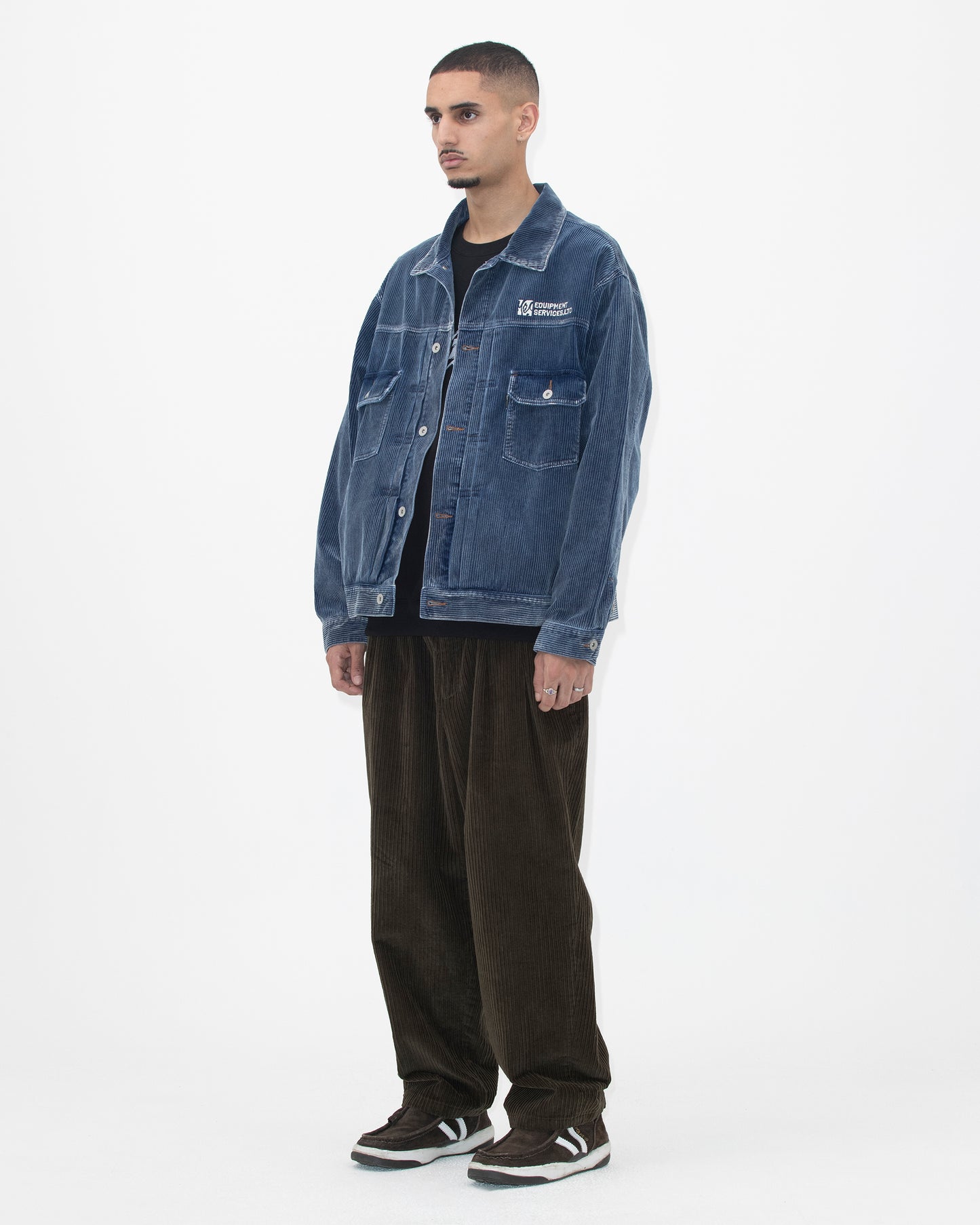 Dyed Corduroy Trucker Jacket