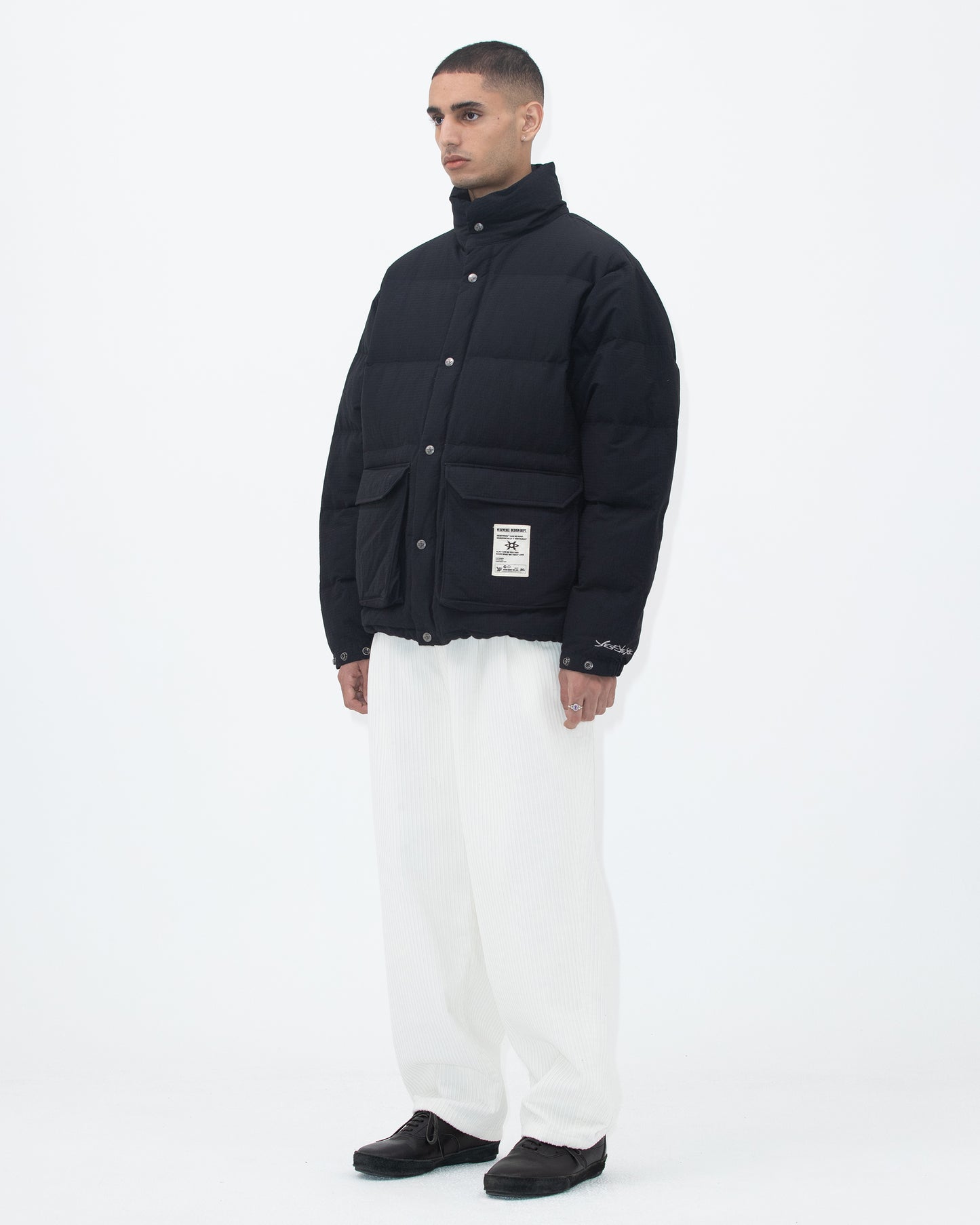 Cord Tucked Pants