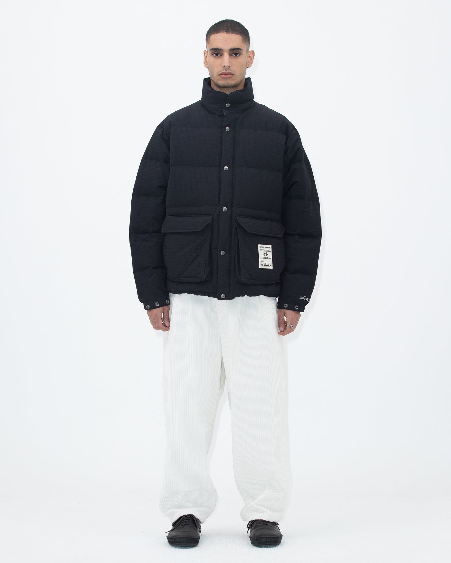 Cord Tucked Pants
