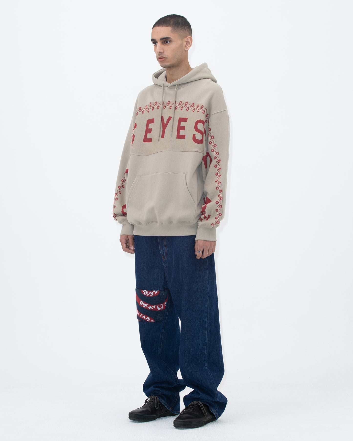 Y.E.S Jacquard Skull Hoodie