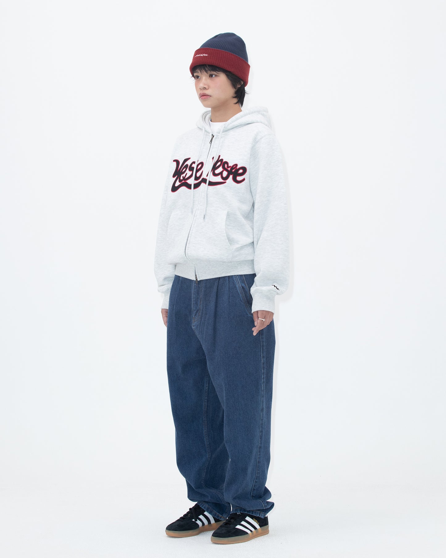 Y.E.S Snail Logo Zip-up Hoodie (24FW)