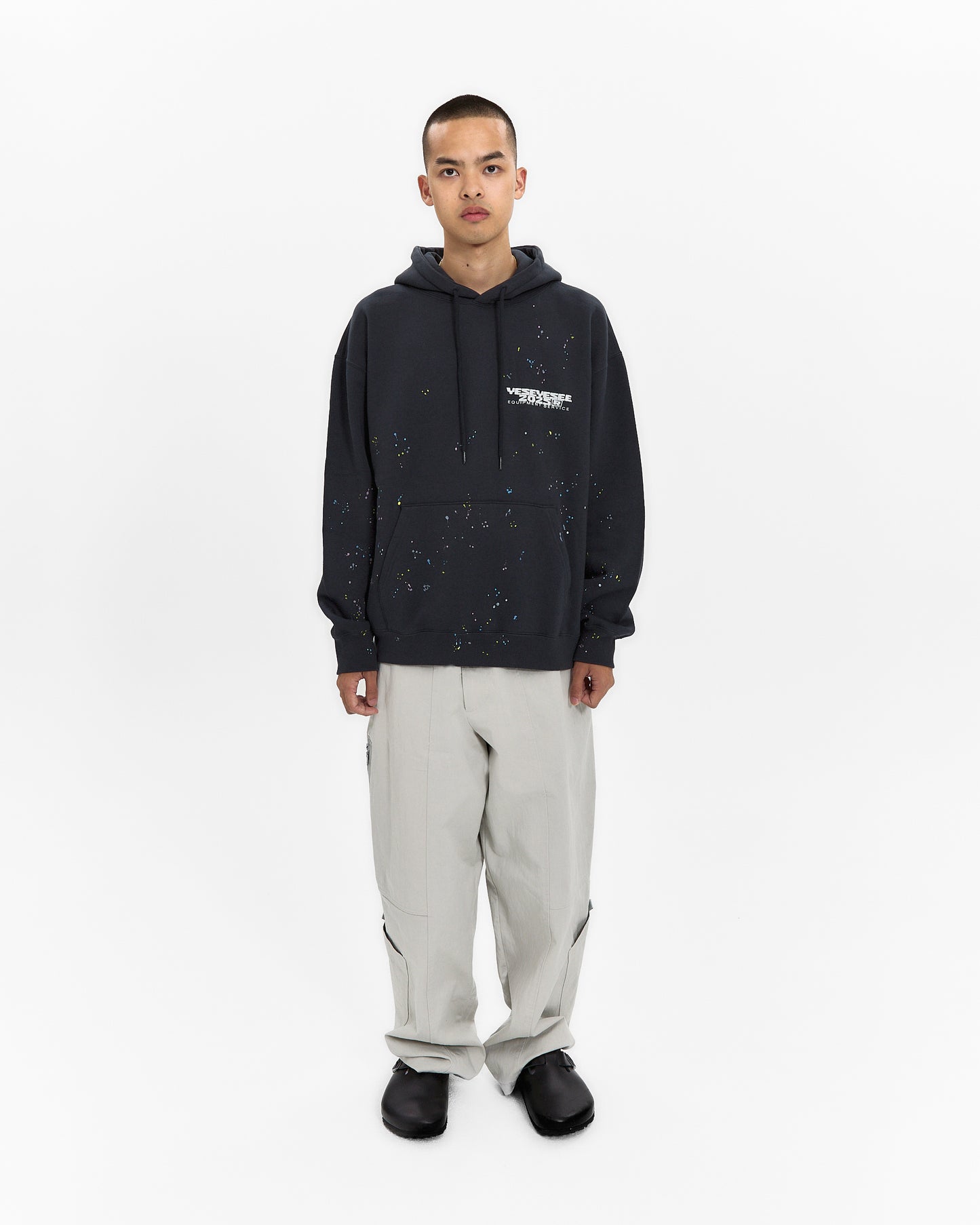 Y.E.S Multi Painted Hoodie