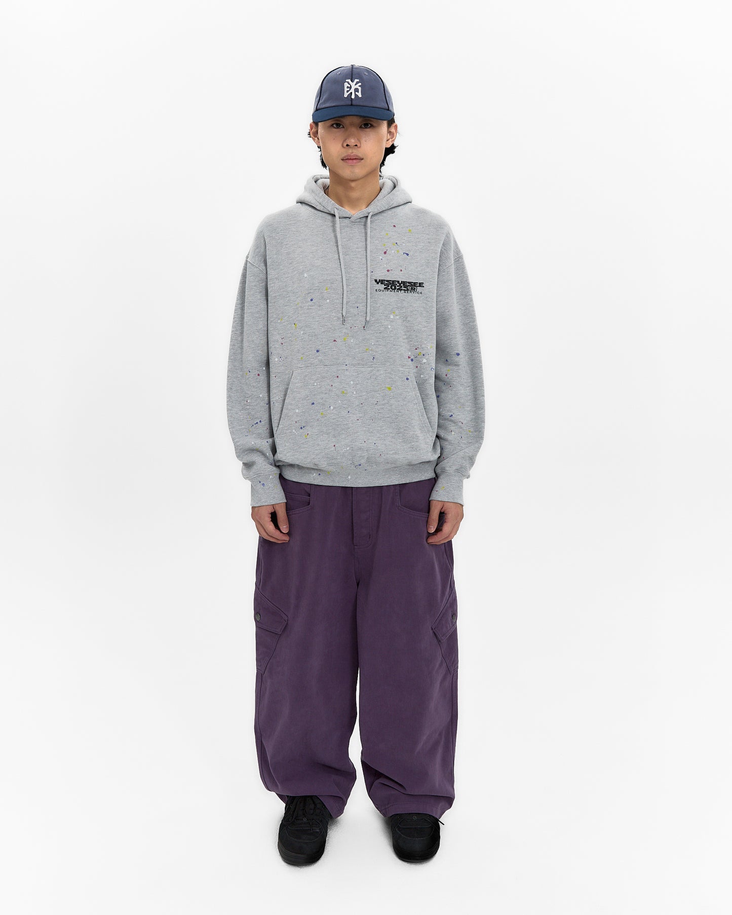 Y.E.S Multi Painted Hoodie