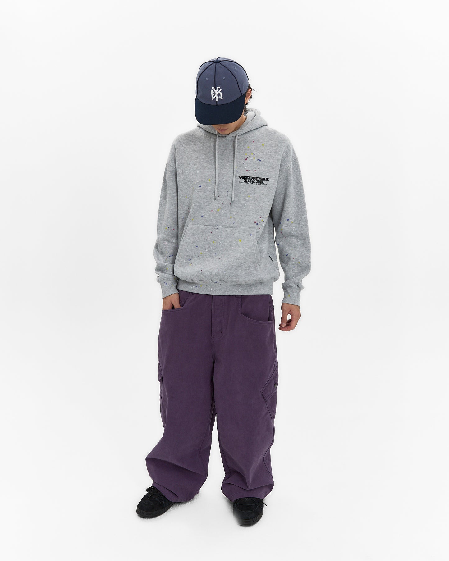 Y.E.S Multi Painted Hoodie