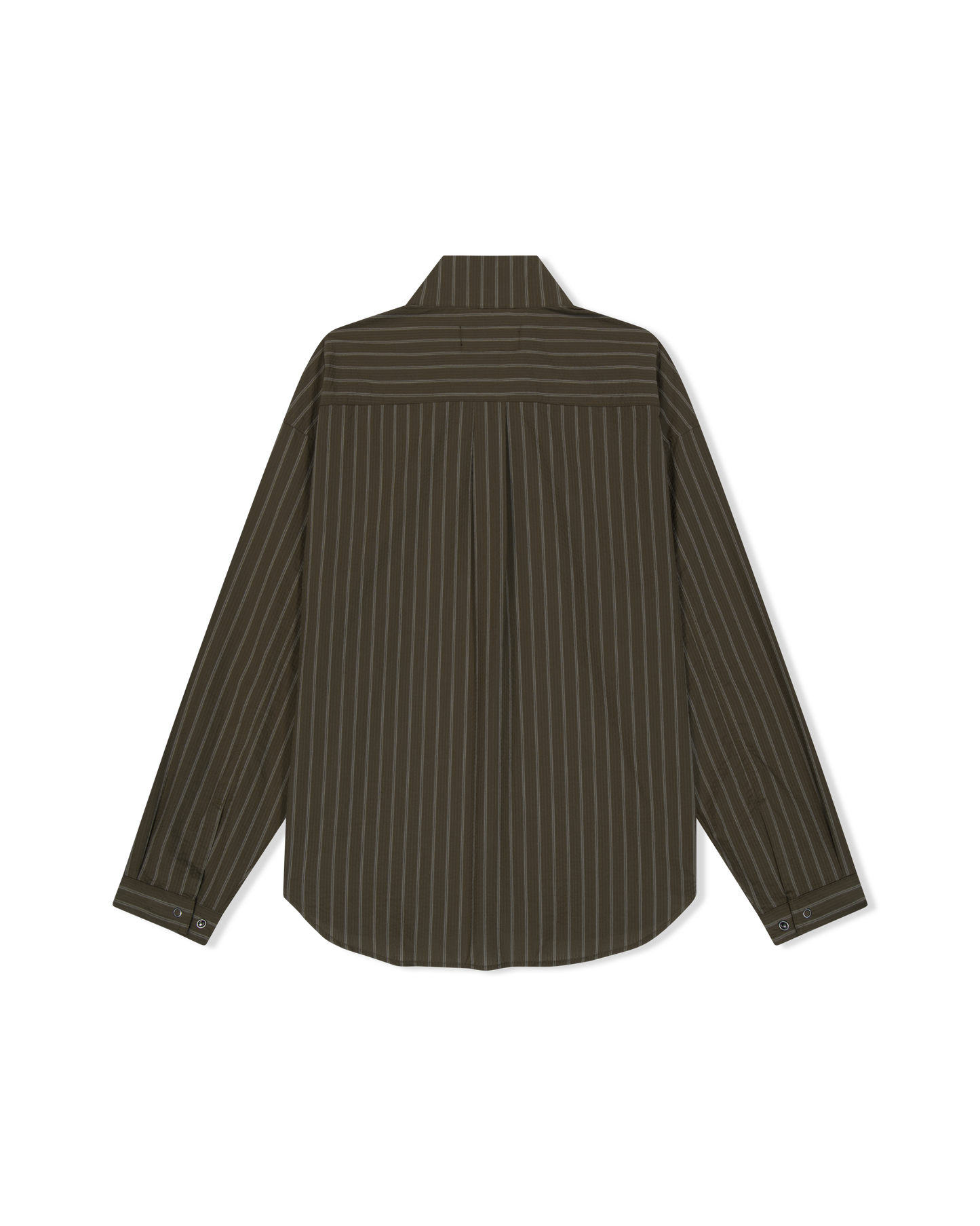 Hi Neck Two Way Zip Up Shirt
