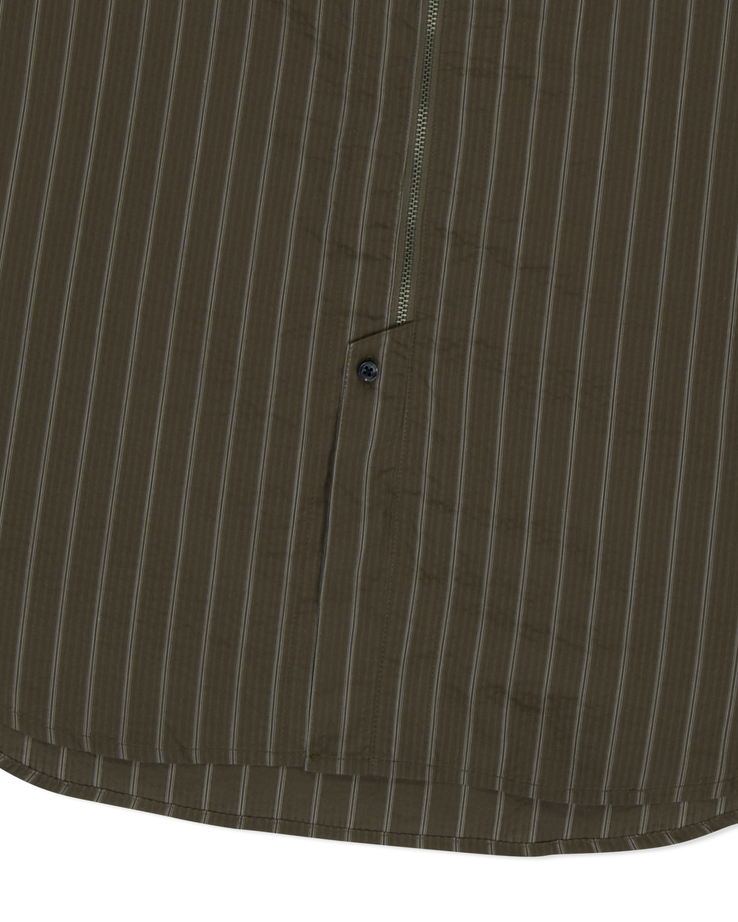 Hi Neck Two Way Zip Up Shirt