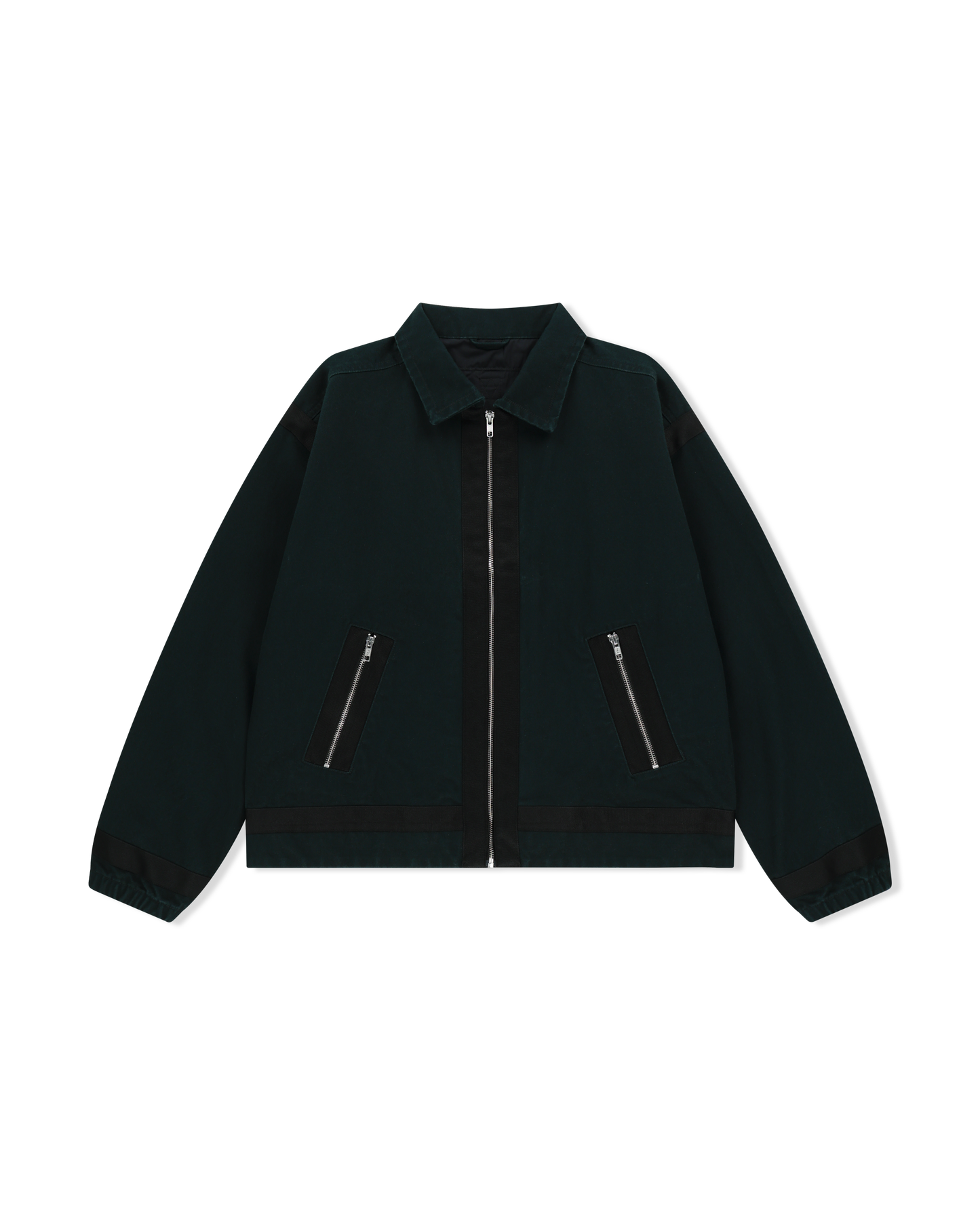 Tape Detail Canvas Jacket
