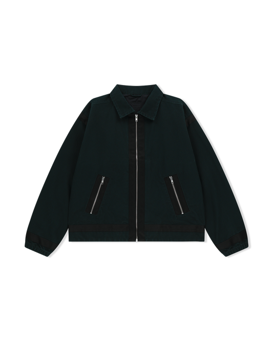 Tape Detail Canvas Jacket