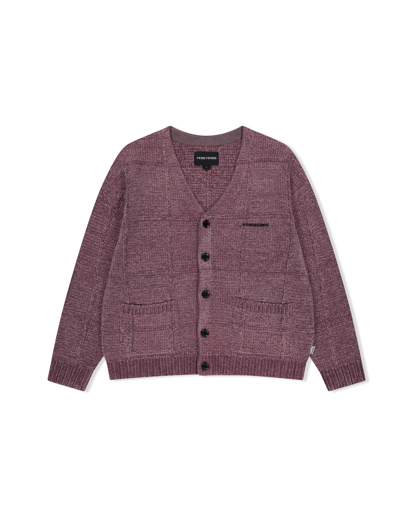 Grid Knit Cardigan