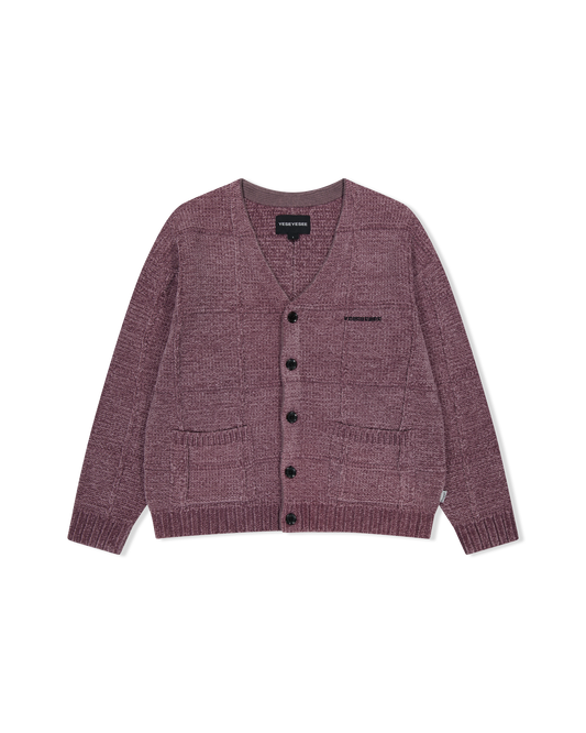 Grid Knit Cardigan