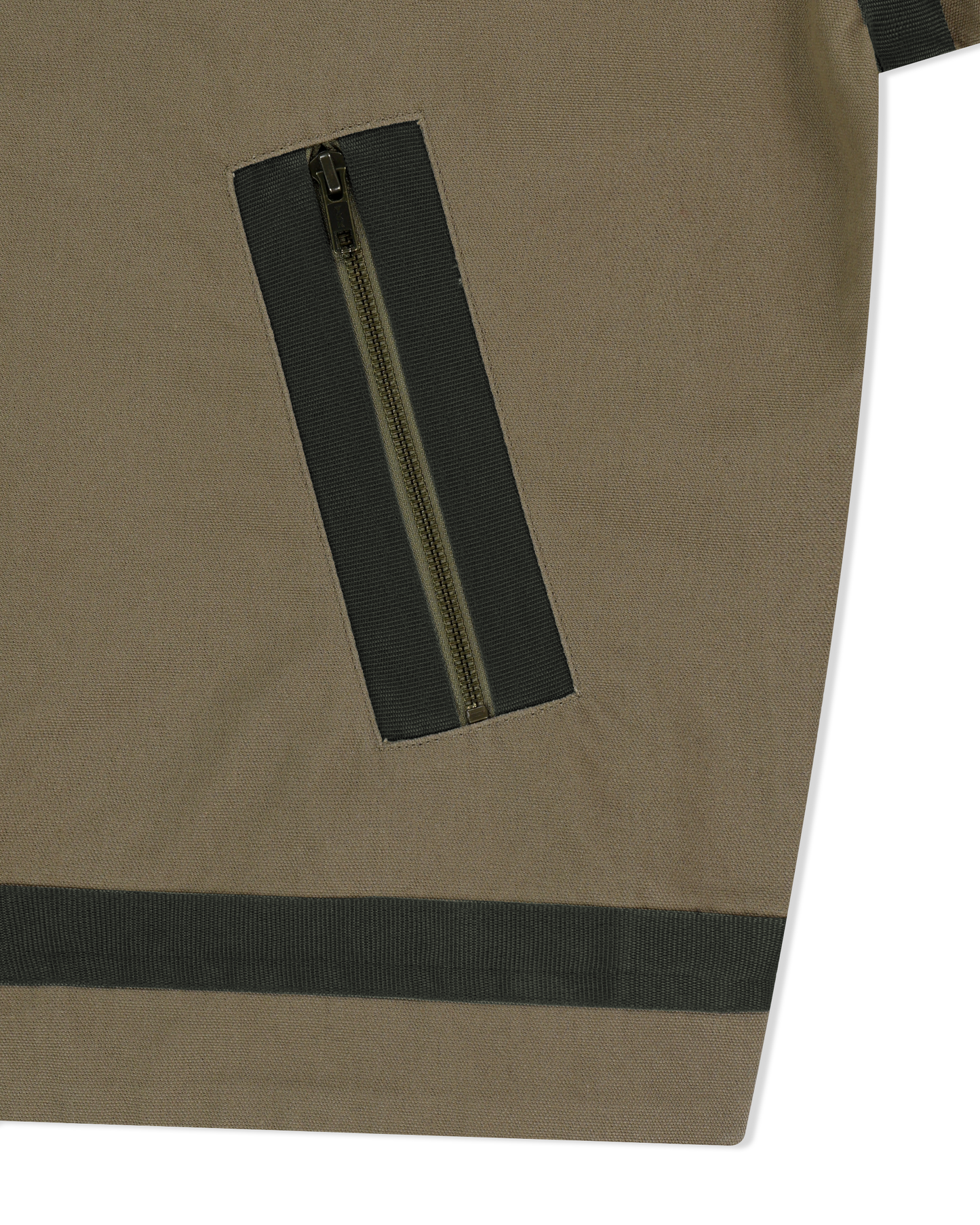 Tape Detail Canvas Jacket