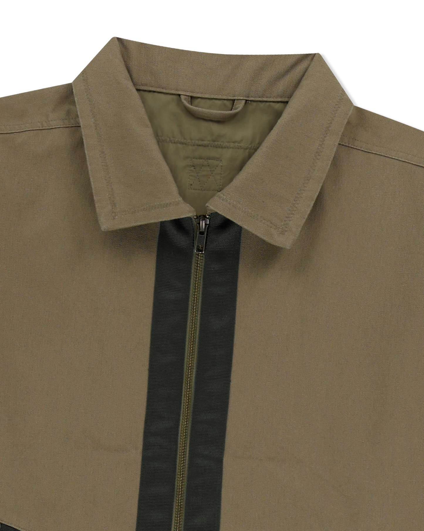 Tape Detail Canvas Jacket