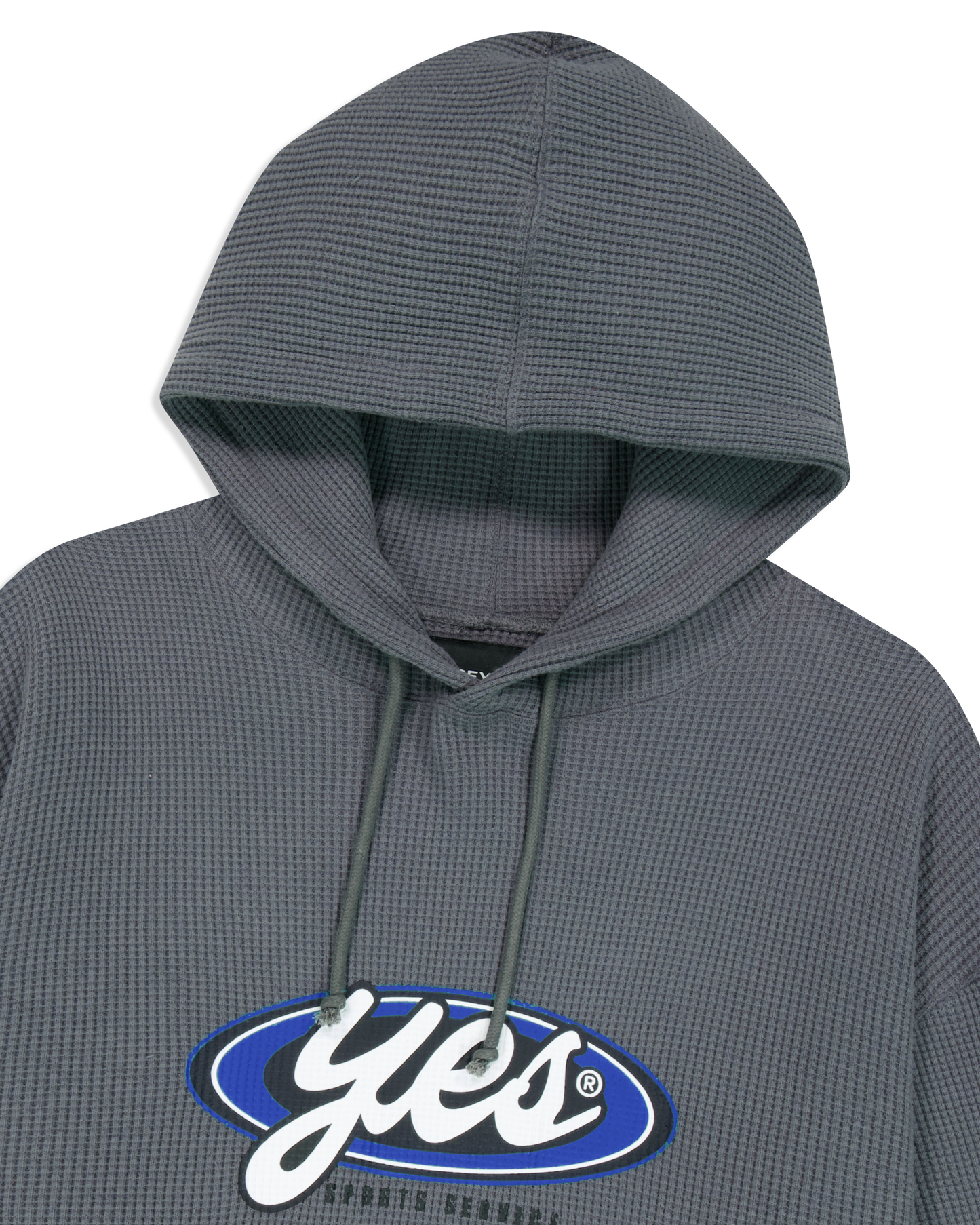 Y.E.S Waffle Hoodie