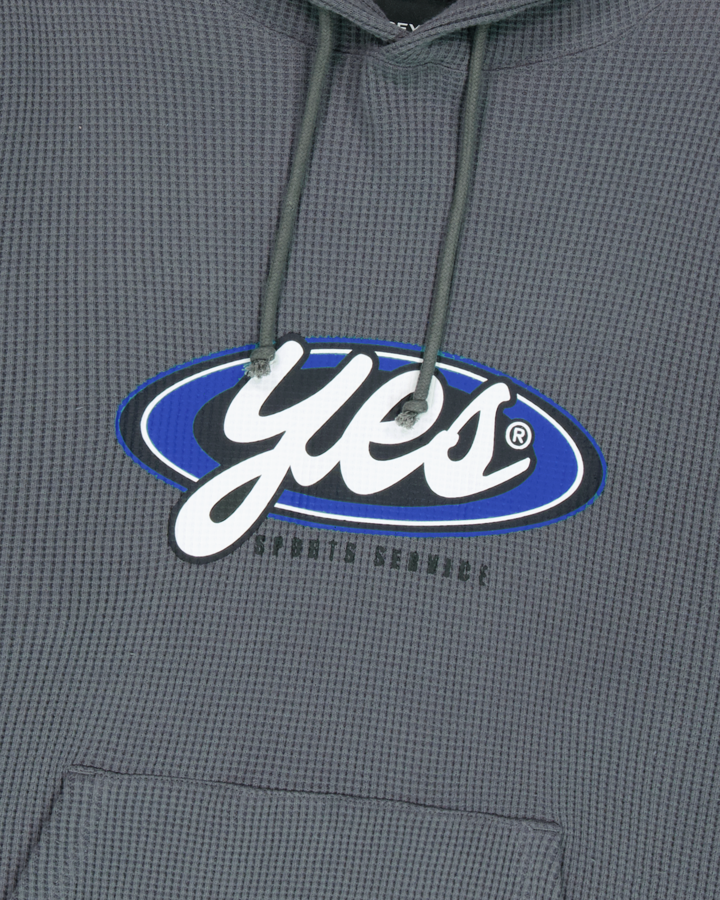 Y.E.S Waffle Hoodie