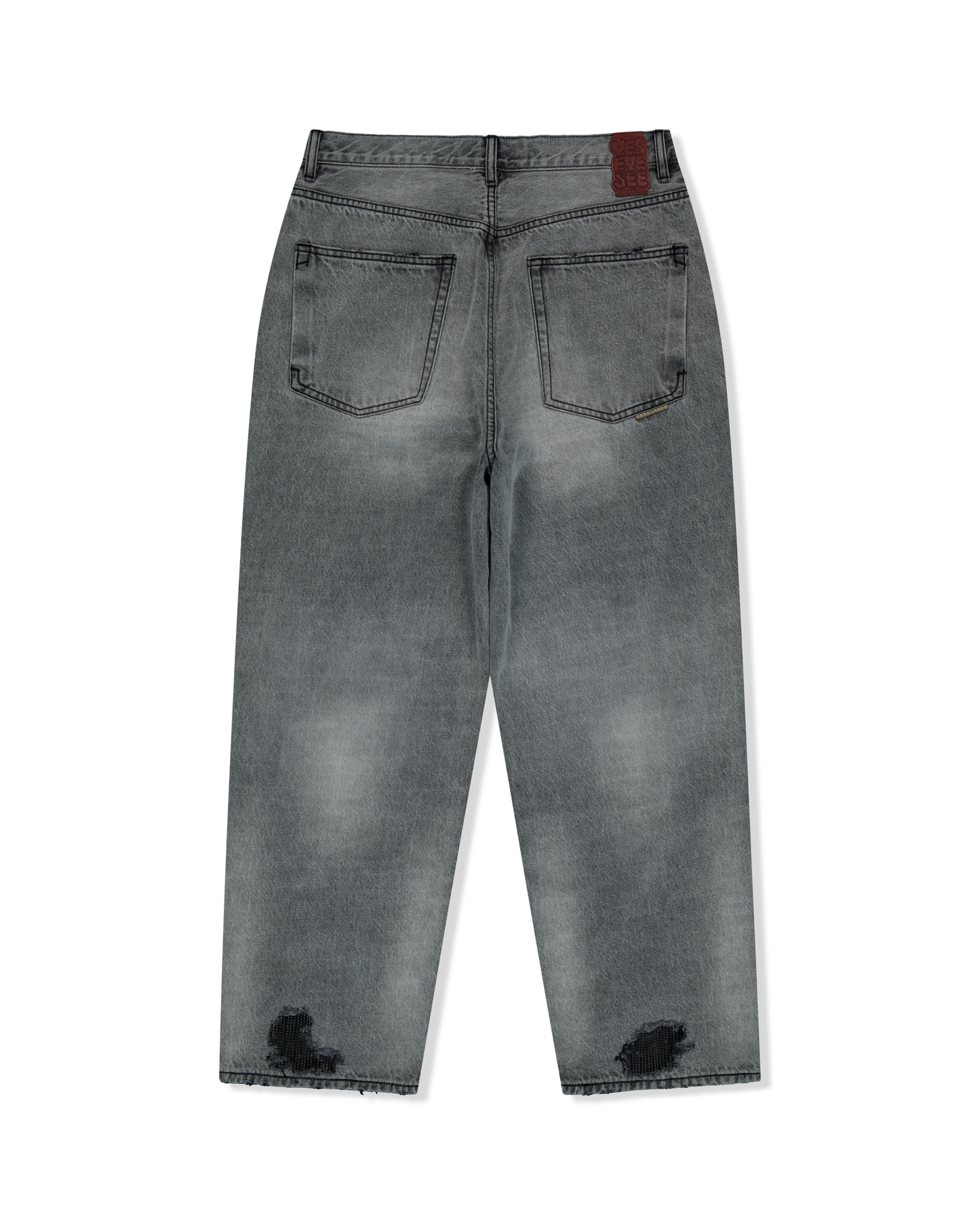 Distressed 5 Pockets Denim Pants