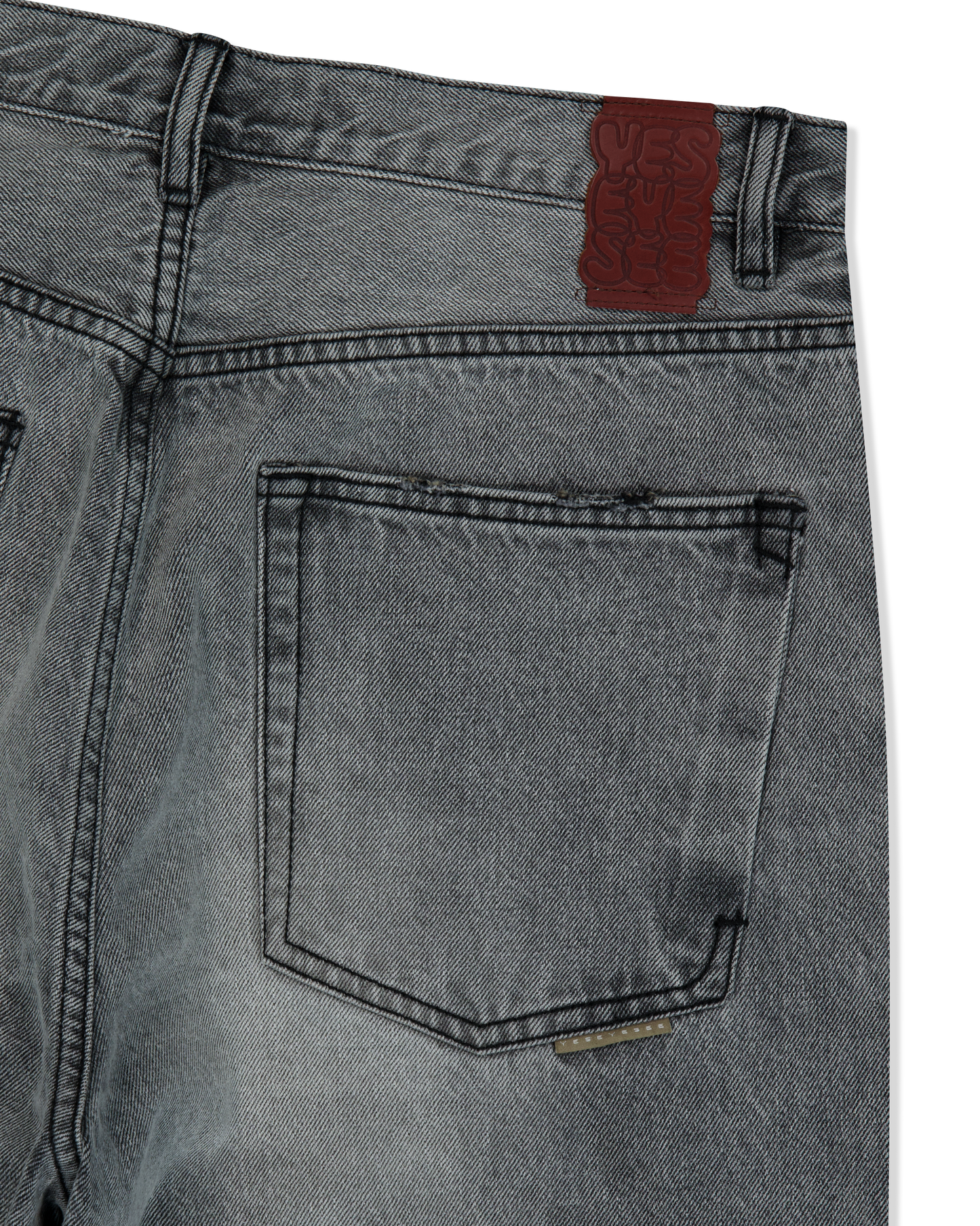 Distressed 5 Pockets Denim Pants