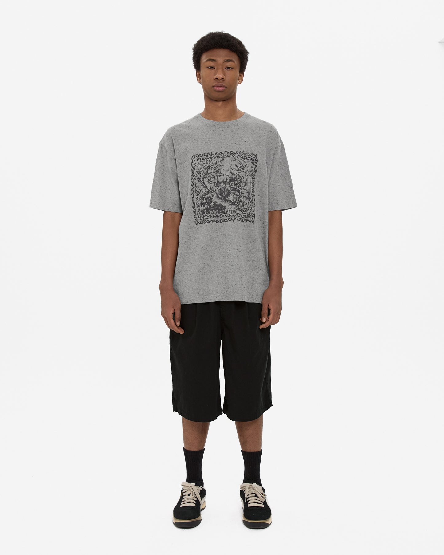 C Logo Wide Shorts