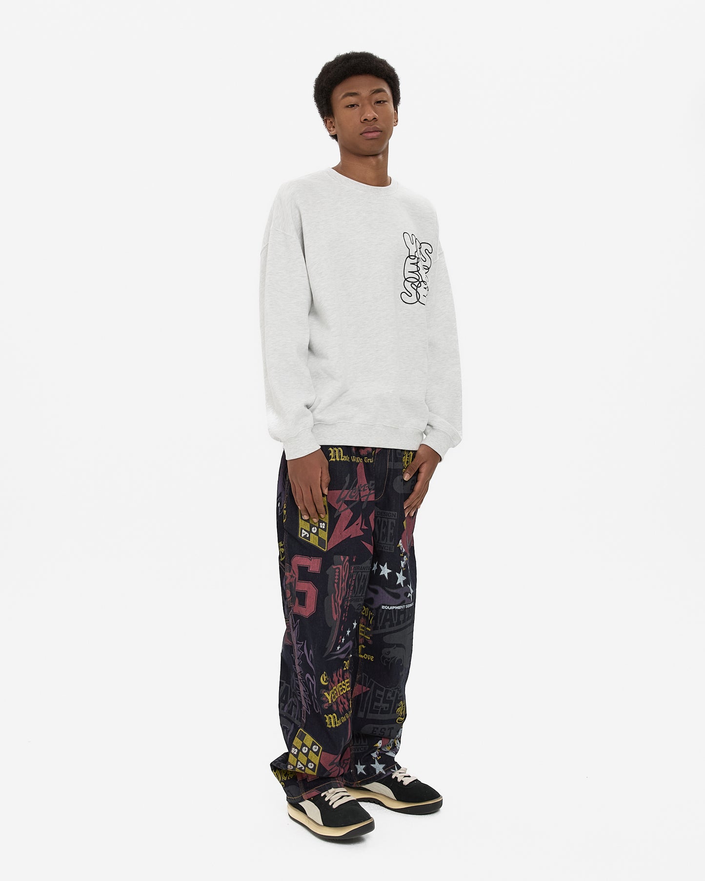 Comfy Denim Carpenter Pants
