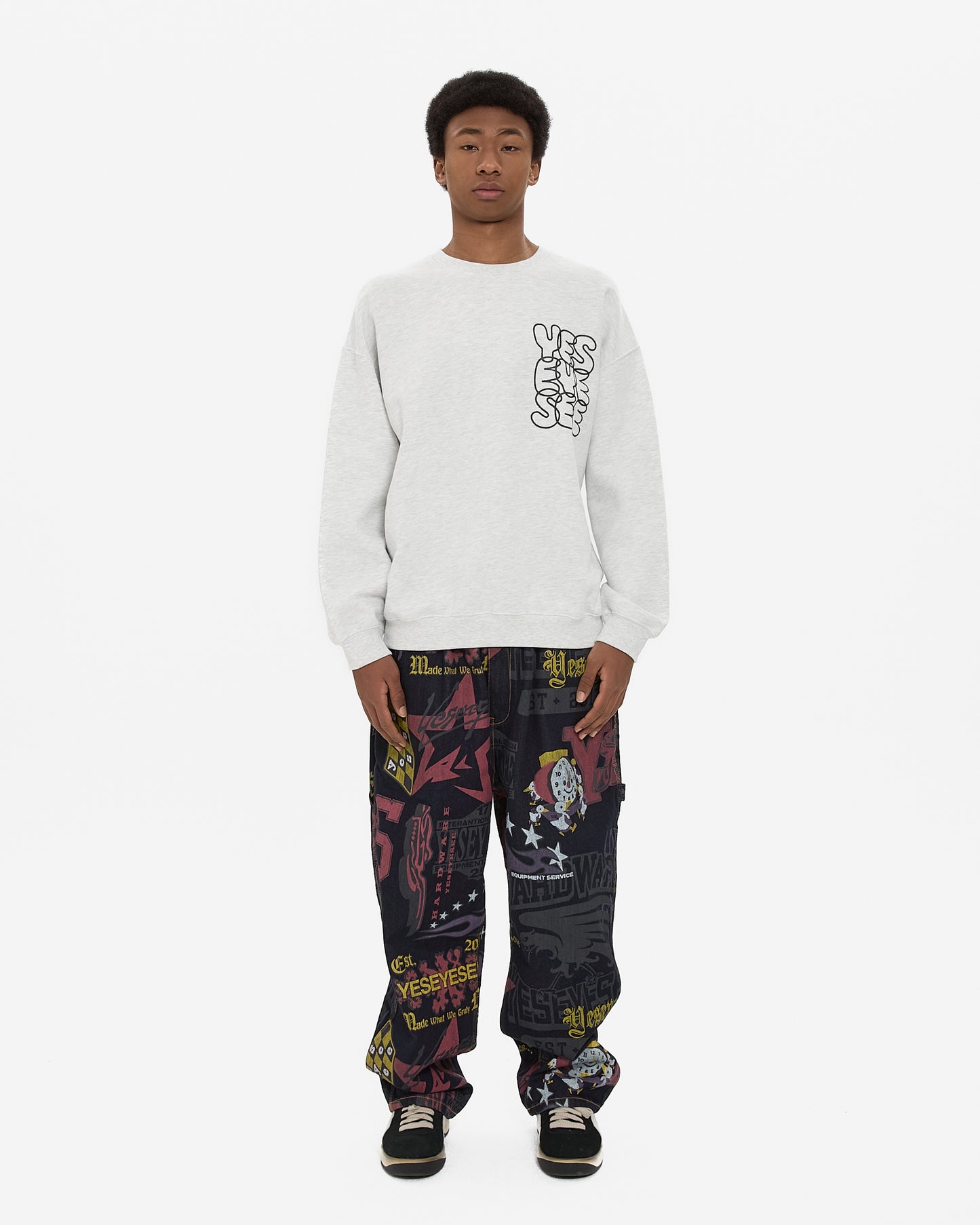 Comfy Denim Carpenter Pants