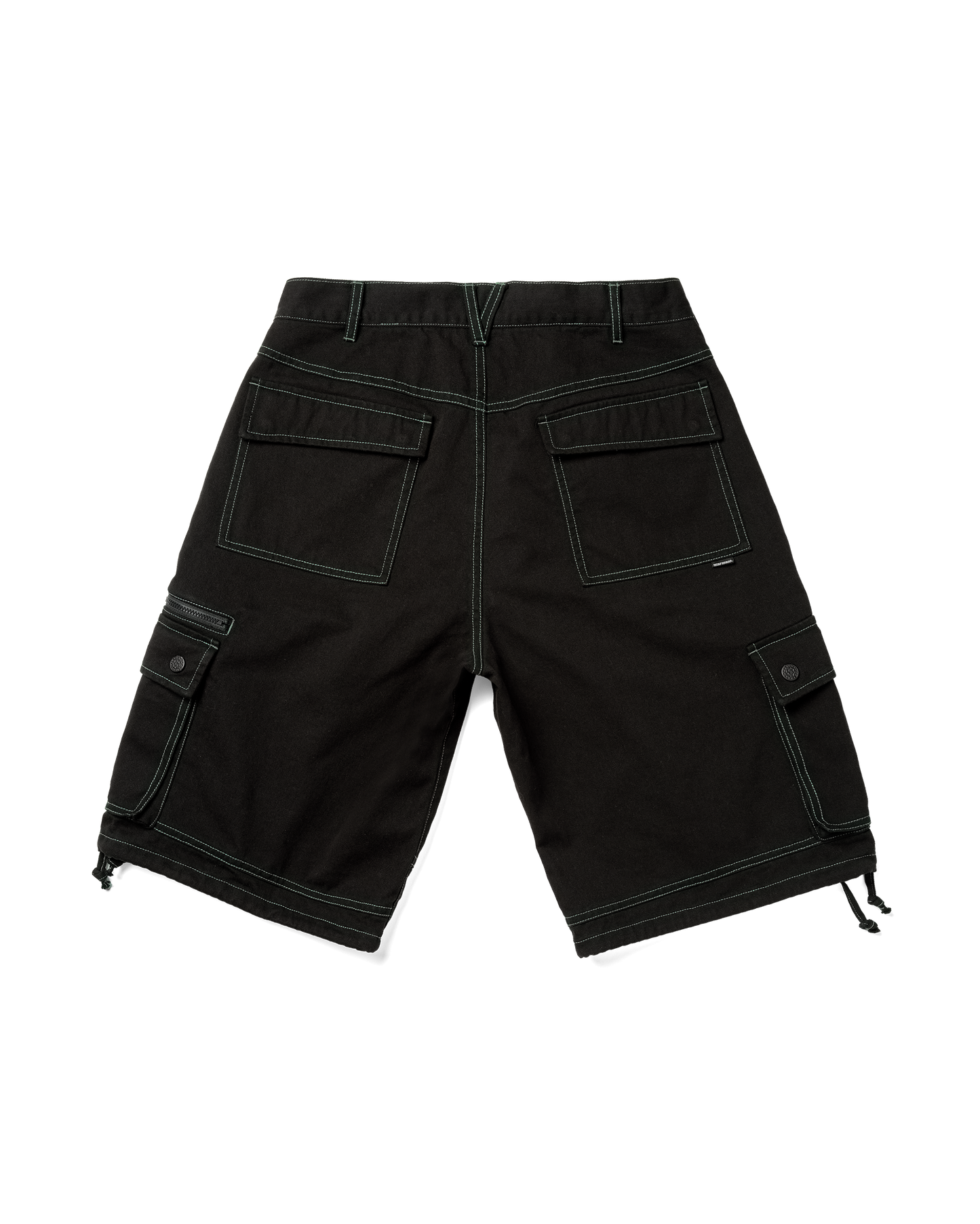 Contrast Stitch Cargo Shorts